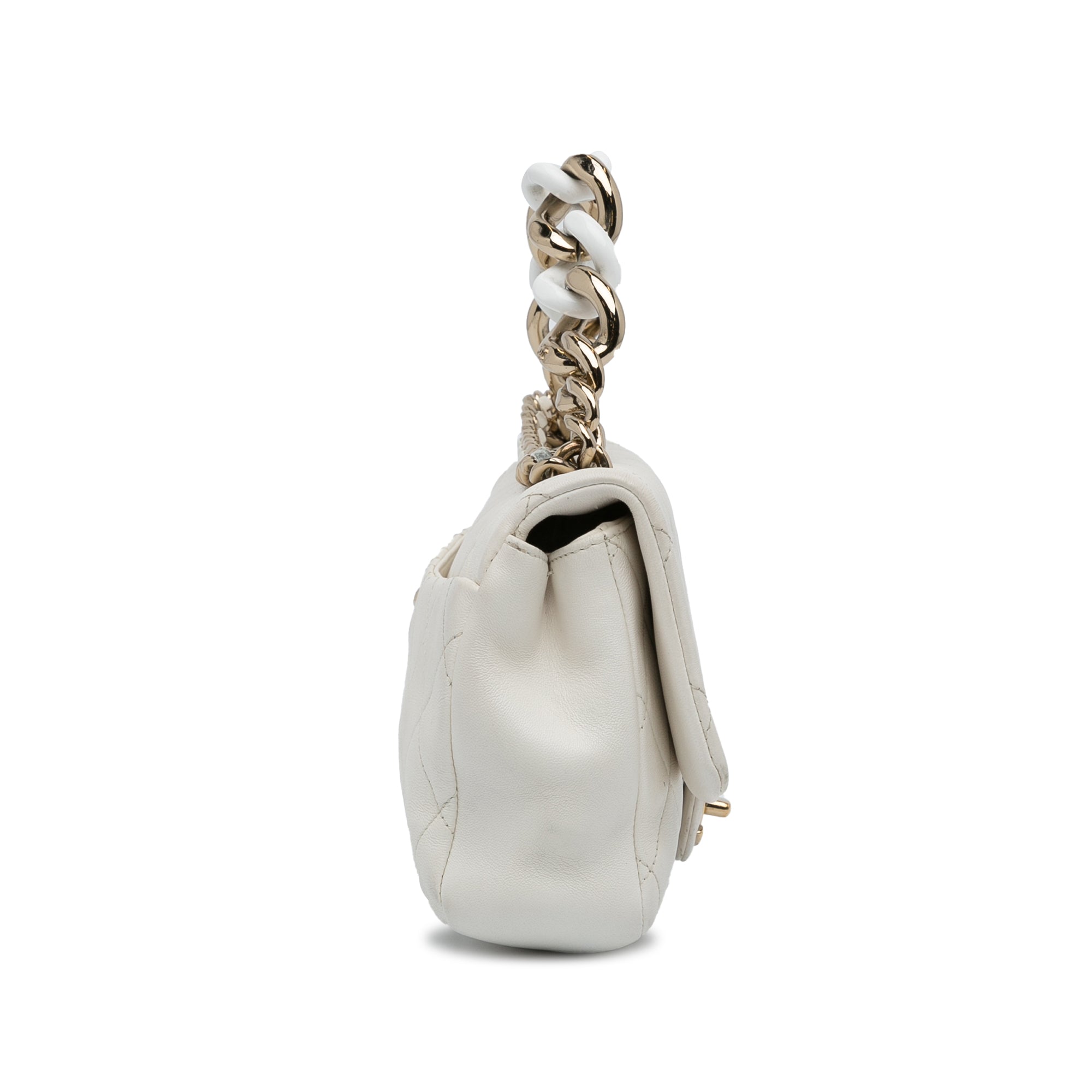 Chanel Small Elegant Chain Single Flap - image 3