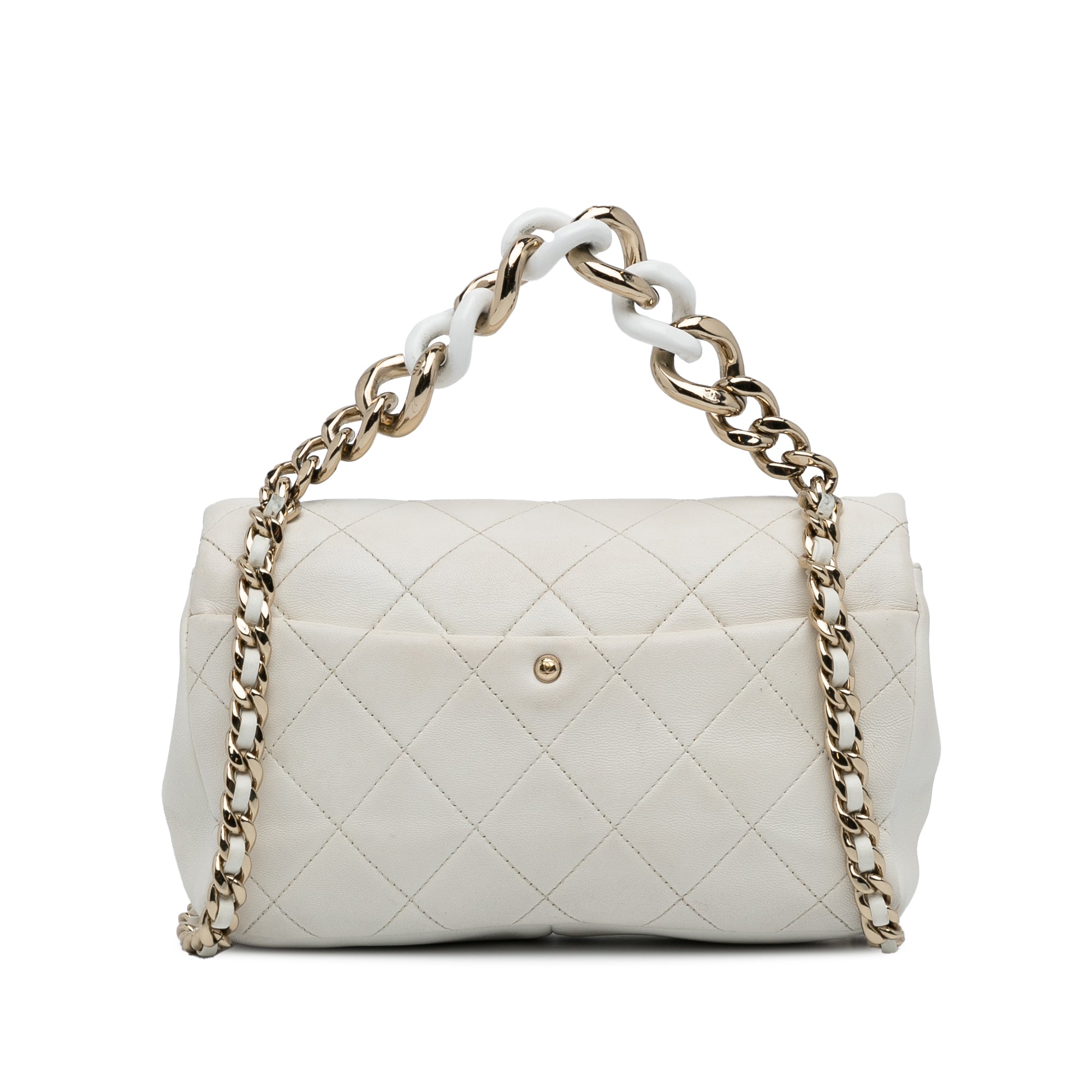 Chanel Small Elegant Chain Single Flap - image 4