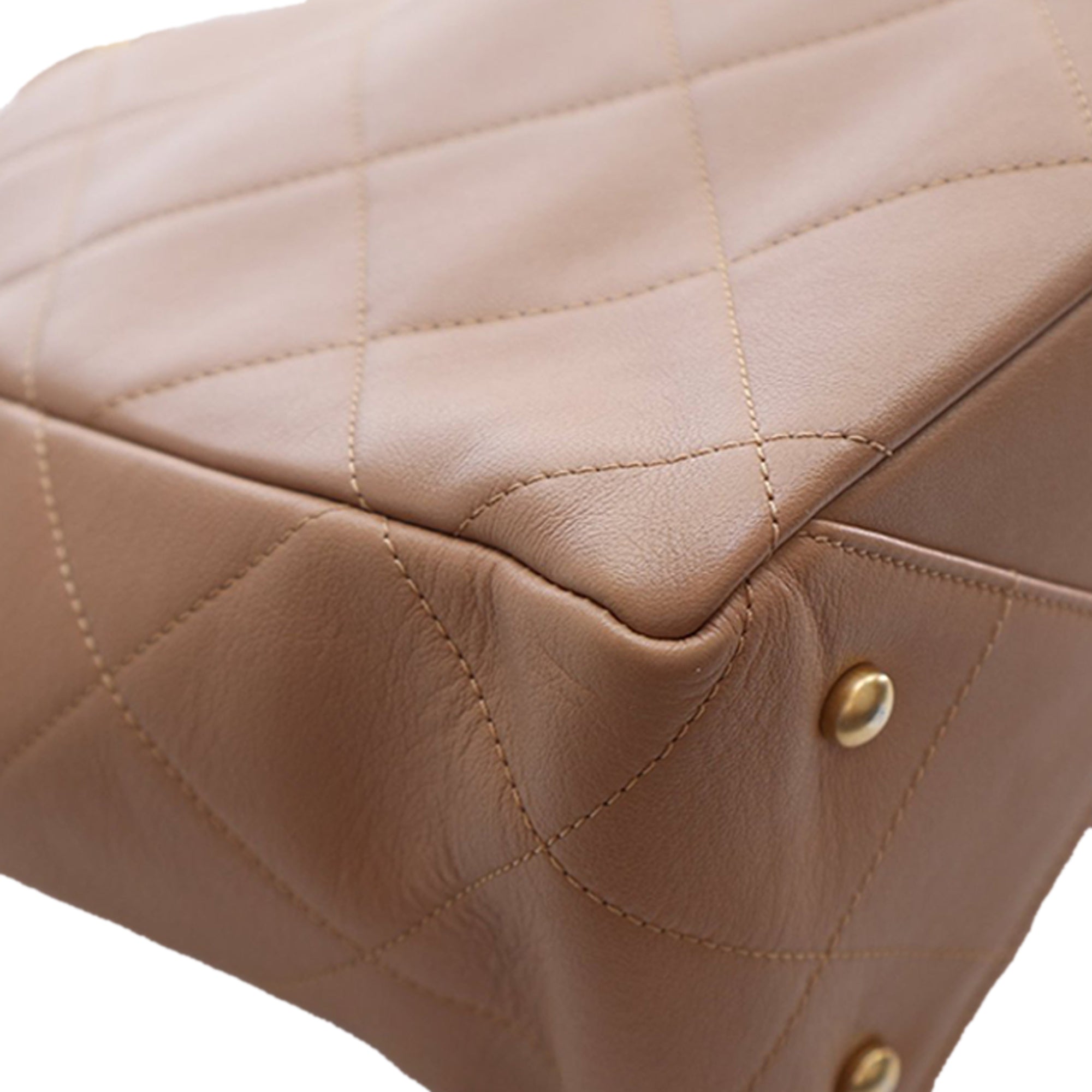 Chanel Quilted Calfskin Turnlock CC Chain Tote - image 13