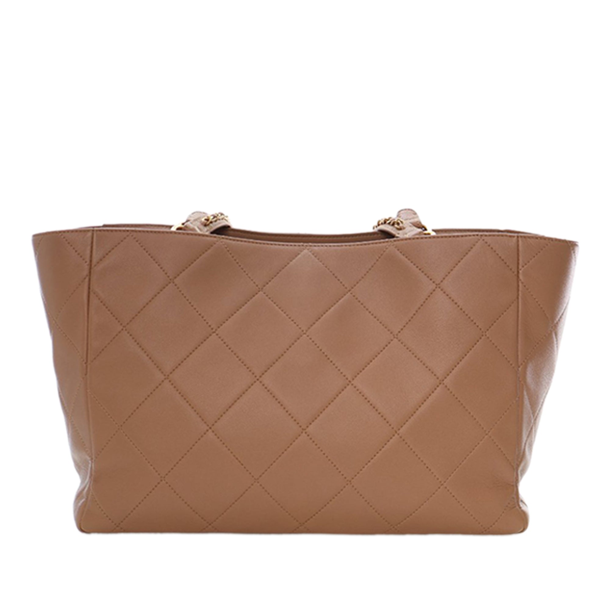 Chanel Quilted Calfskin Turnlock CC Chain Tote - image 4