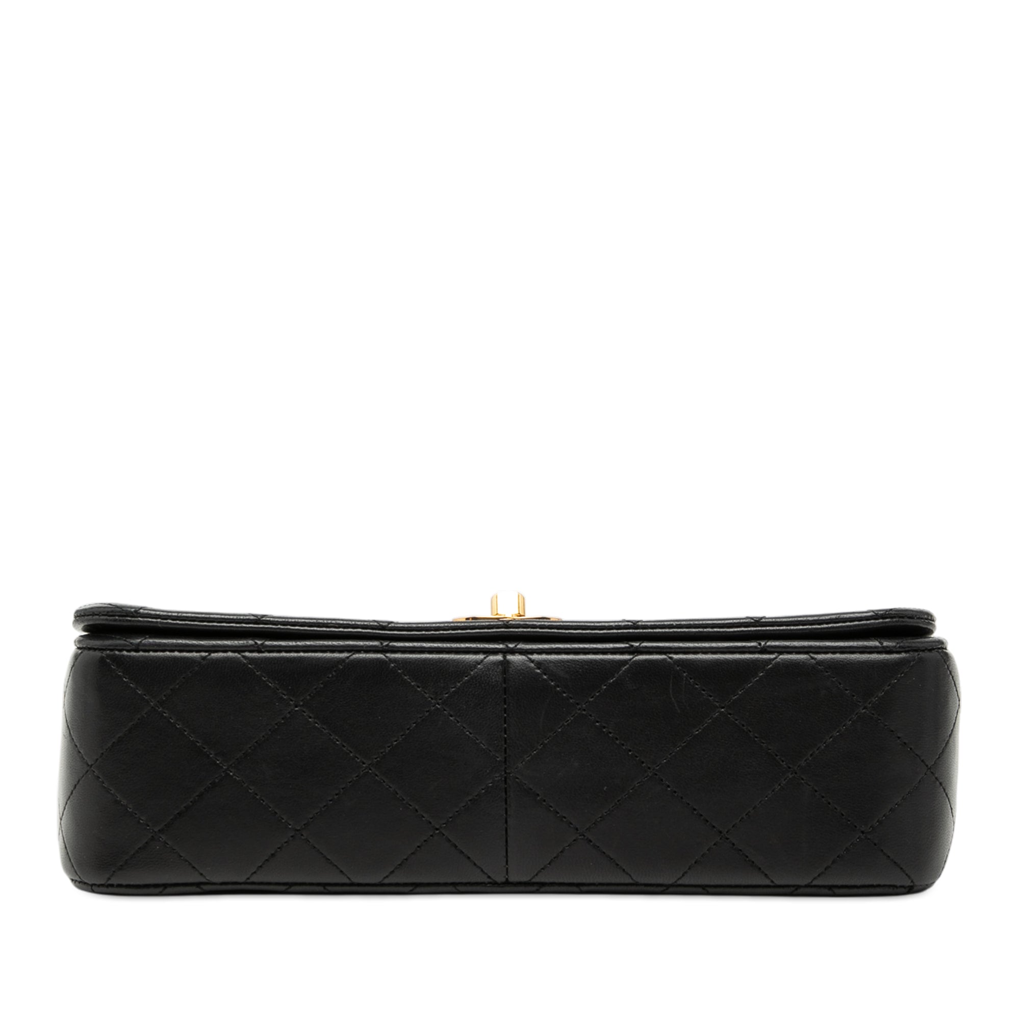 Chanel Medium CC Quilted Lambskin Full Flap - image 3