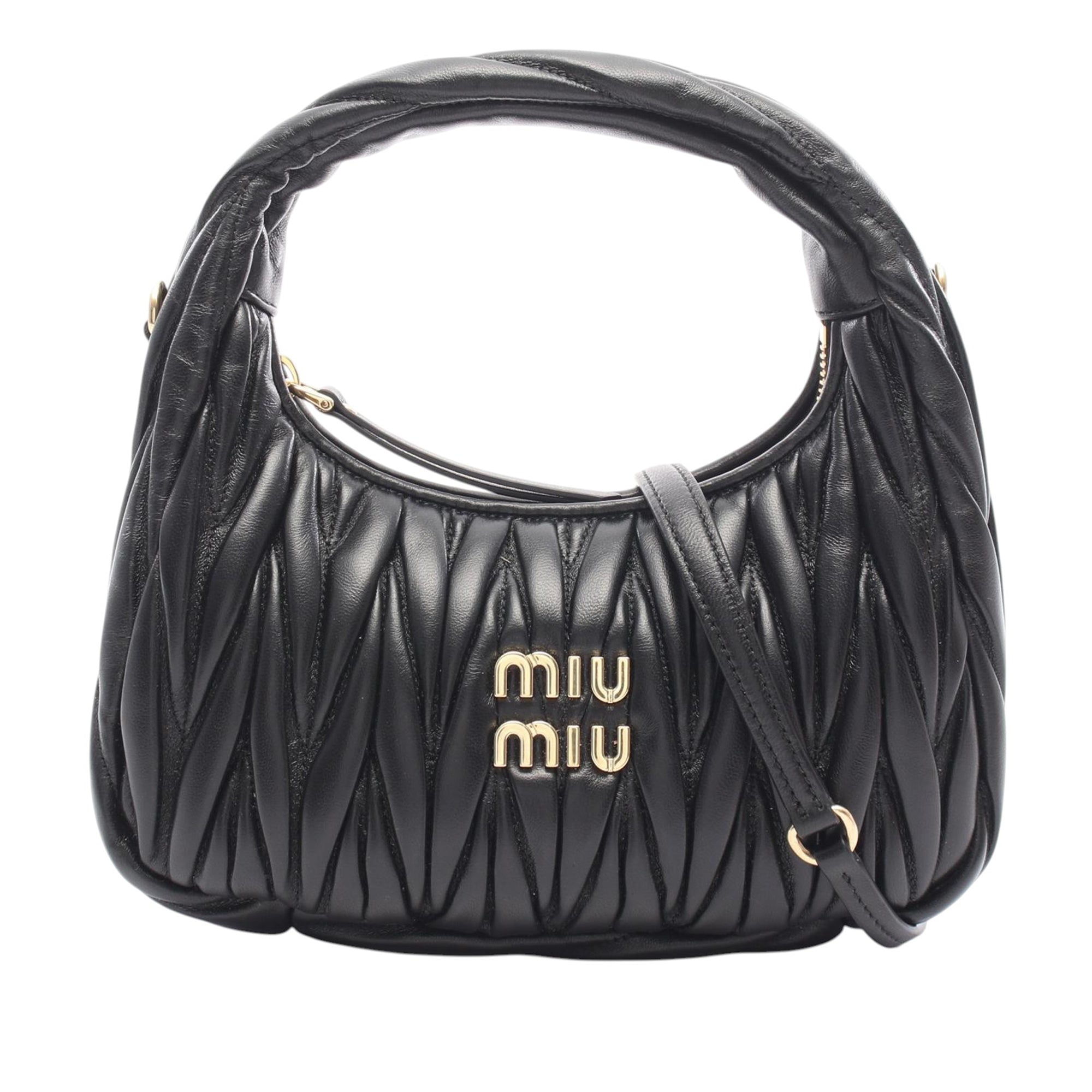 Miu Miu Leather Matelasse Wonder Satchel - image 1
