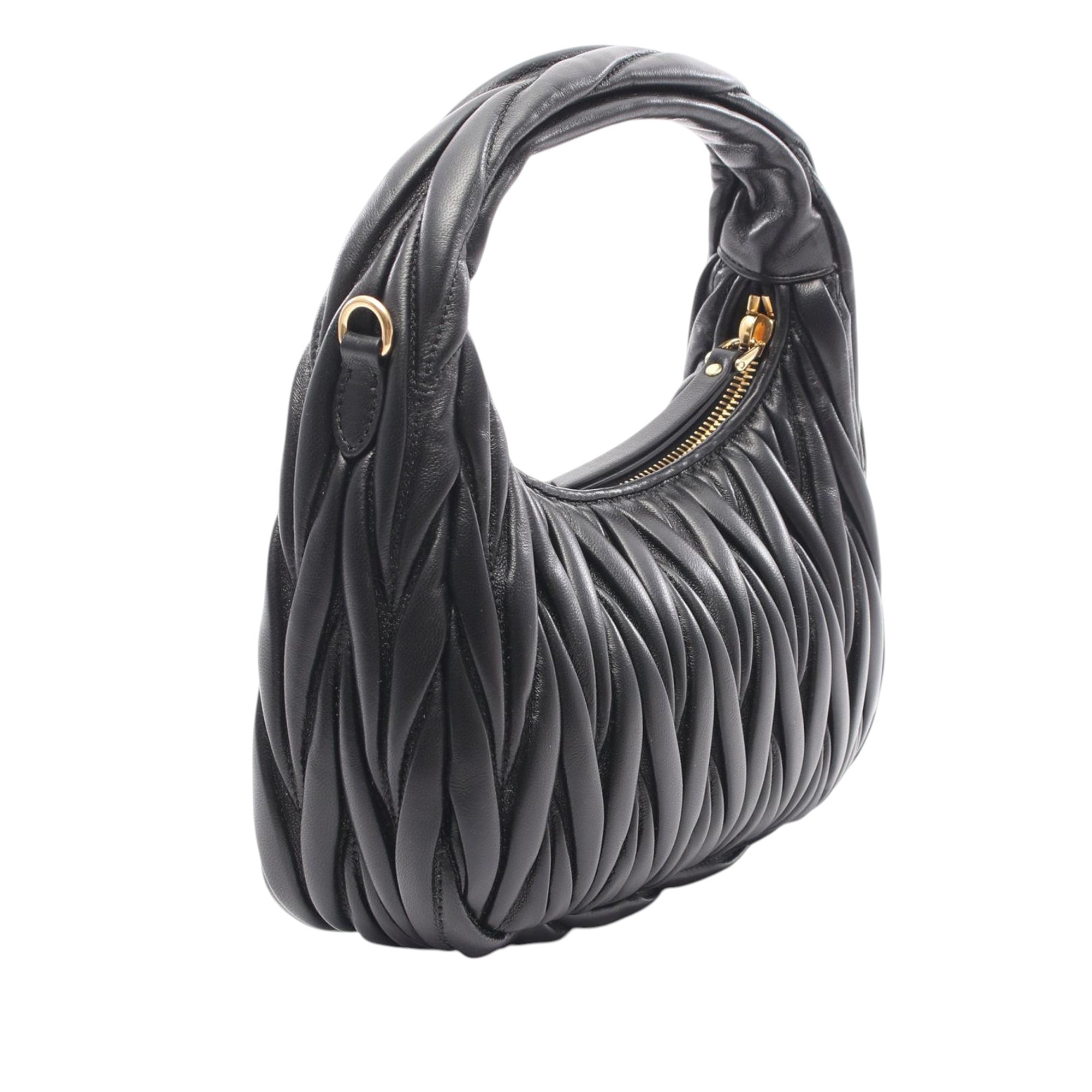 Miu Miu Leather Matelasse Wonder Satchel - image 2