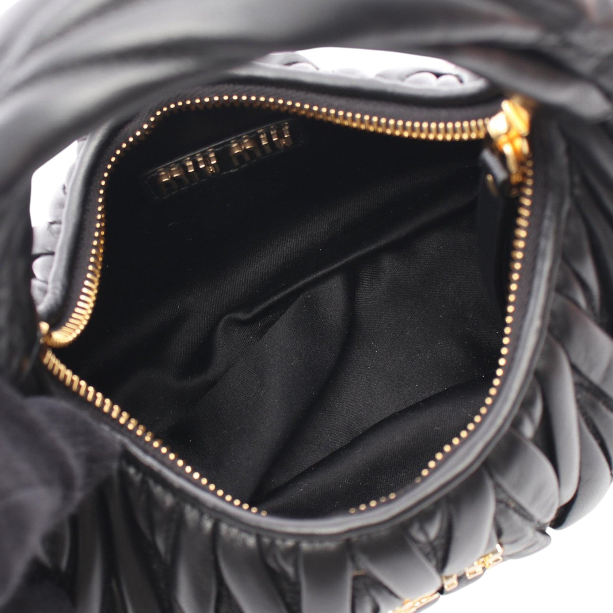 Miu Miu Leather Matelasse Wonder Satchel - image 3