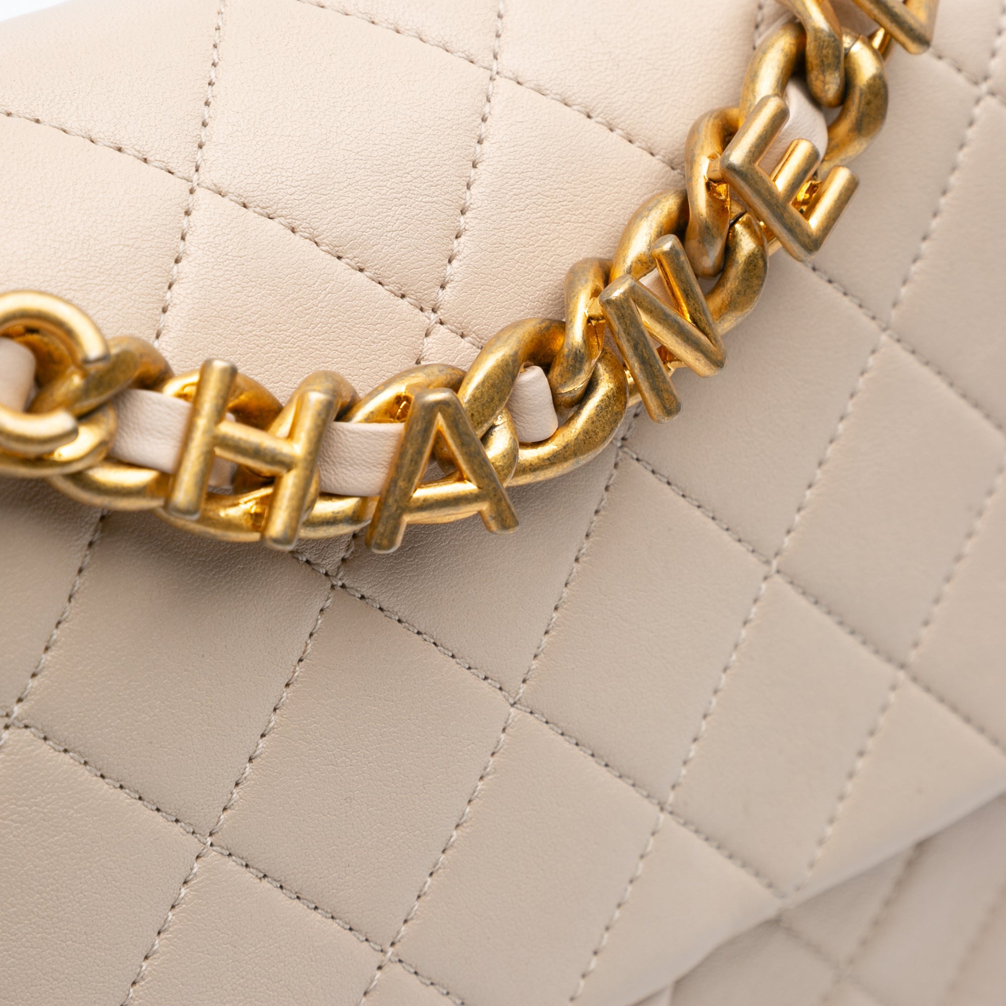 Chanel Quilted Lambskin Crossbody Bag