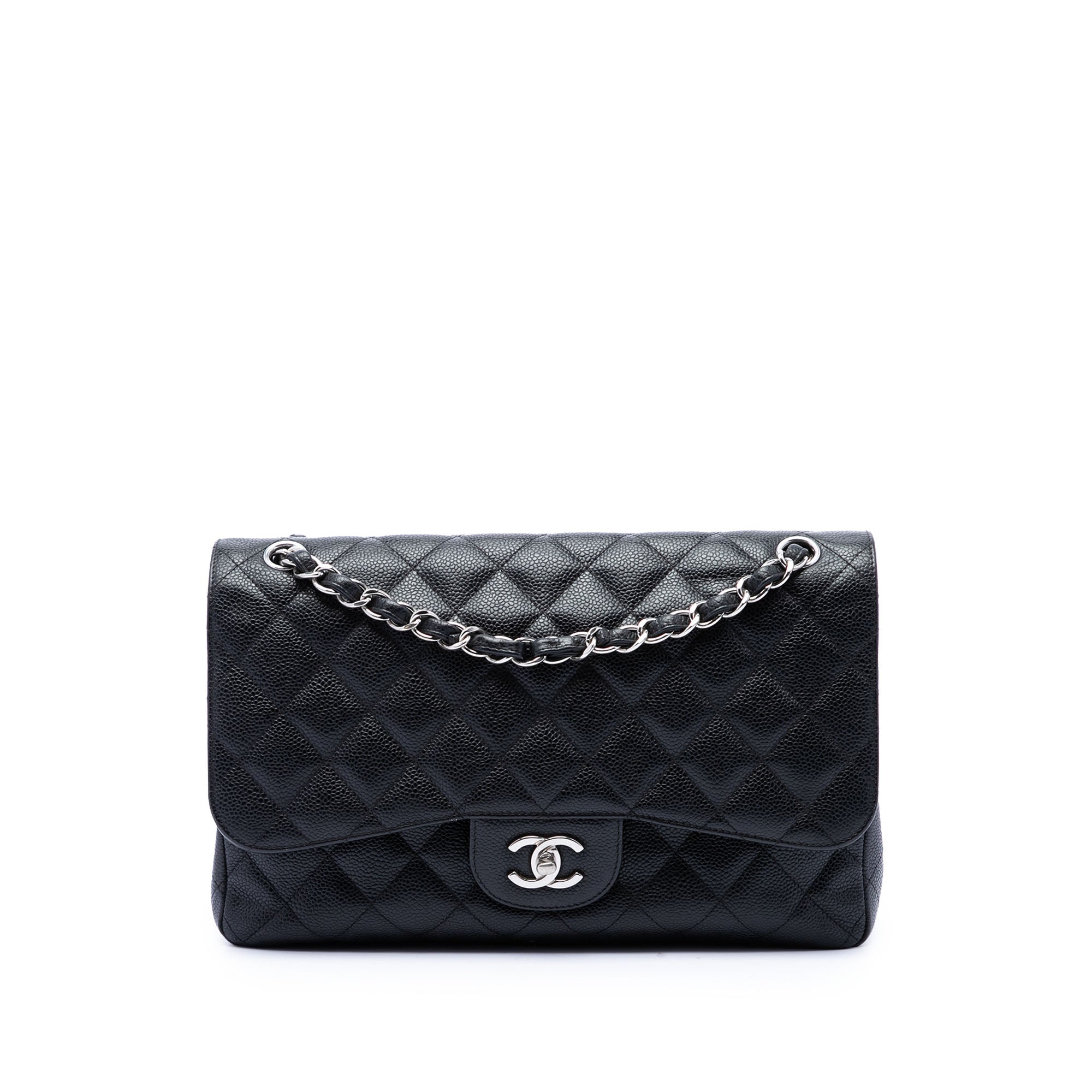 Chanel Jumbo Classic Caviar Double Flap - image 1