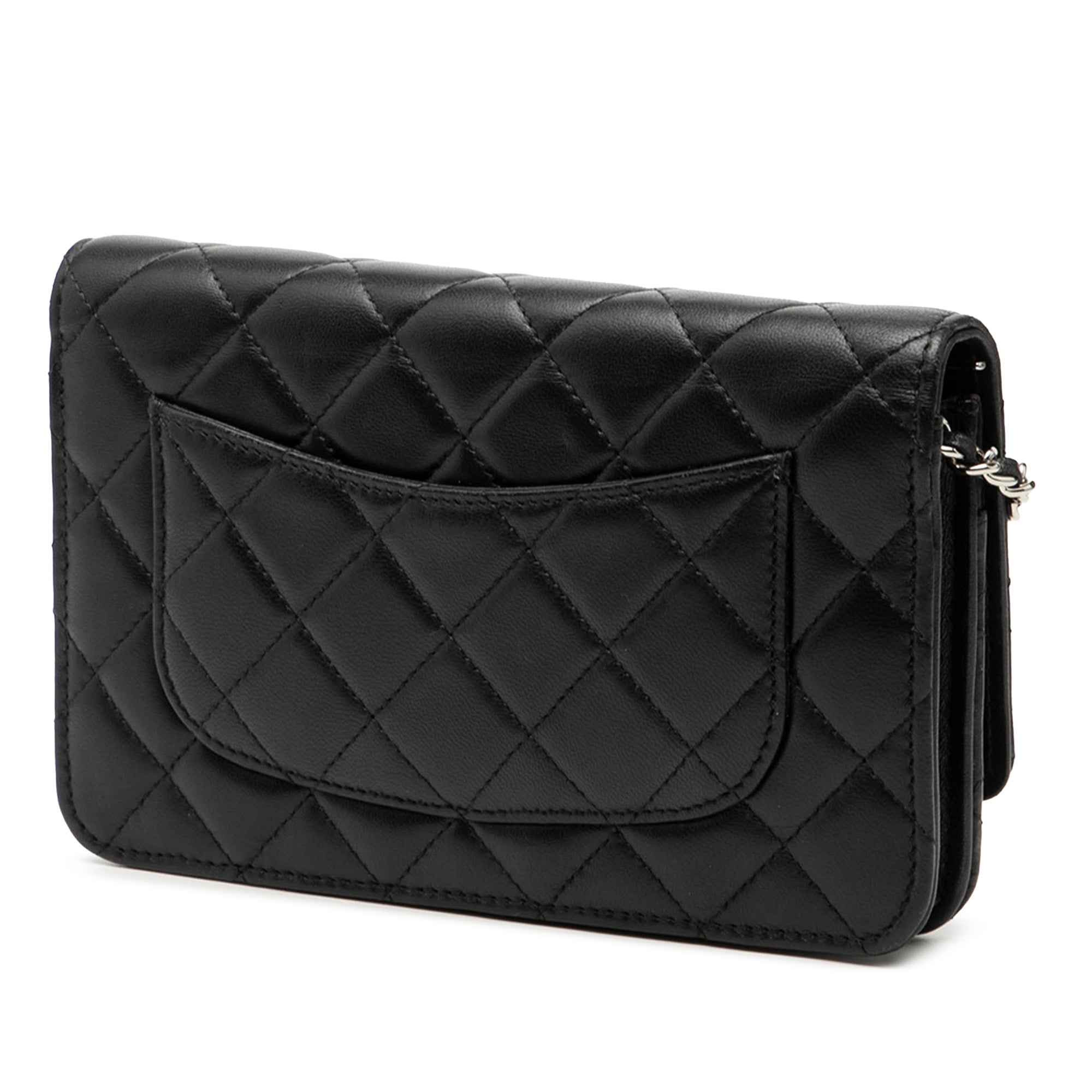 Chanel CC Quilted Lambskin Wallet On Chain - image 2