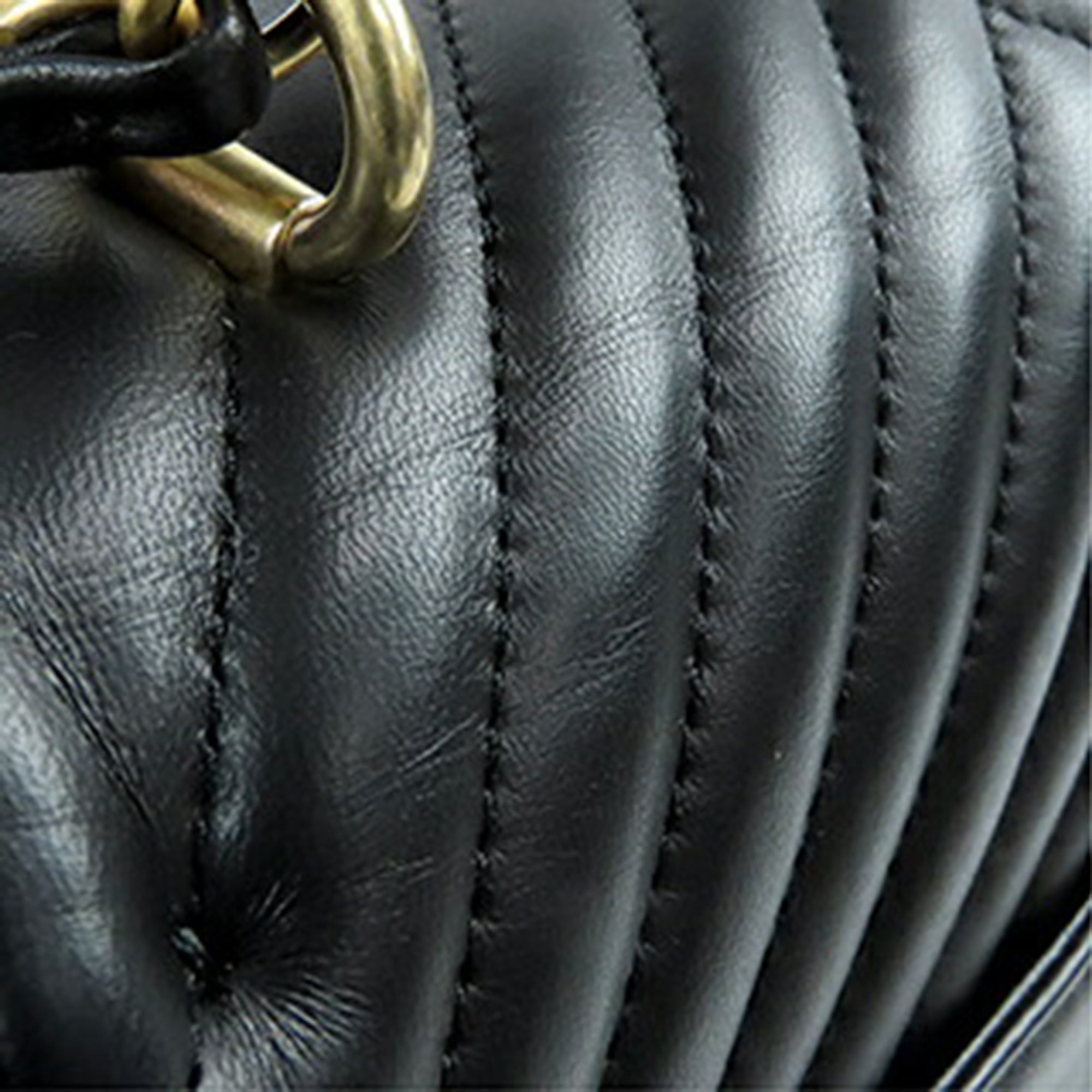 Chanel Medium CC Chevron Lambskin Chain Top Handle Flap - image 10