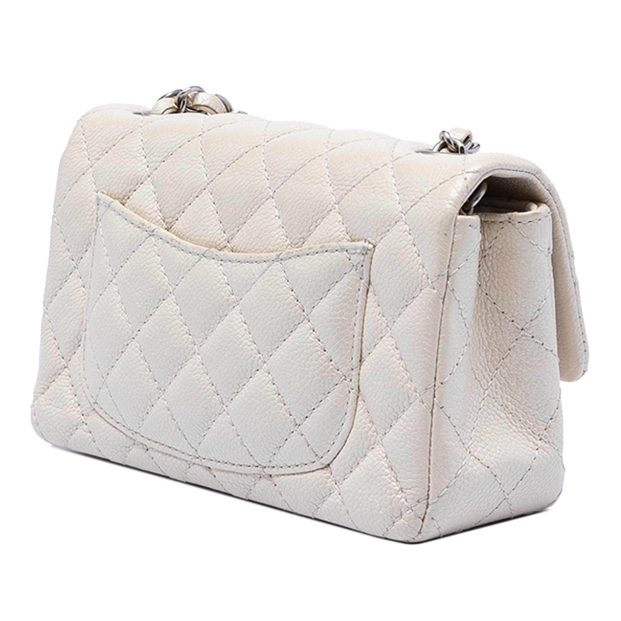 Chanel Mini Rectangular Classic Caviar Single Flap - image 2
