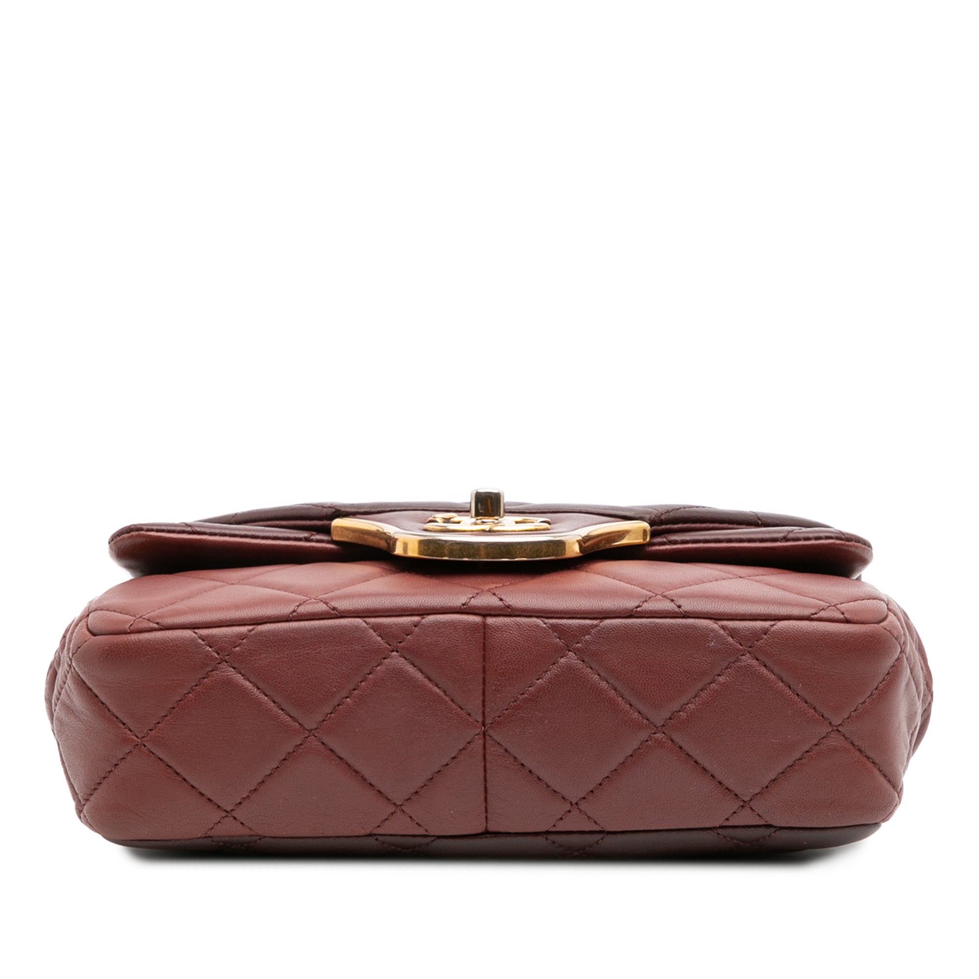 Chanel CC Tricolor Quilted Lambskin Double Flap - image 3