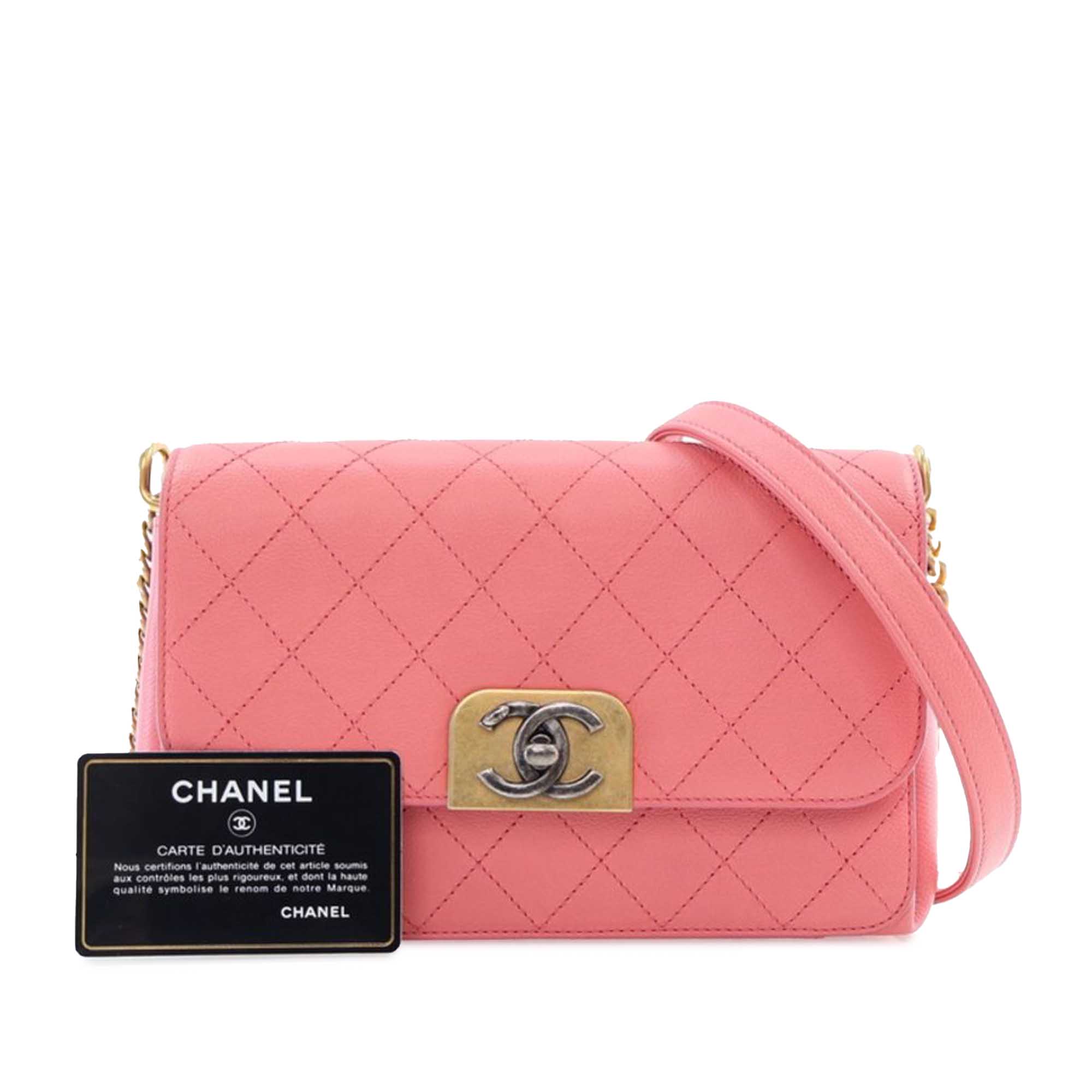 Chanel Quilted Calfskin Straight Lined Flap - image 15