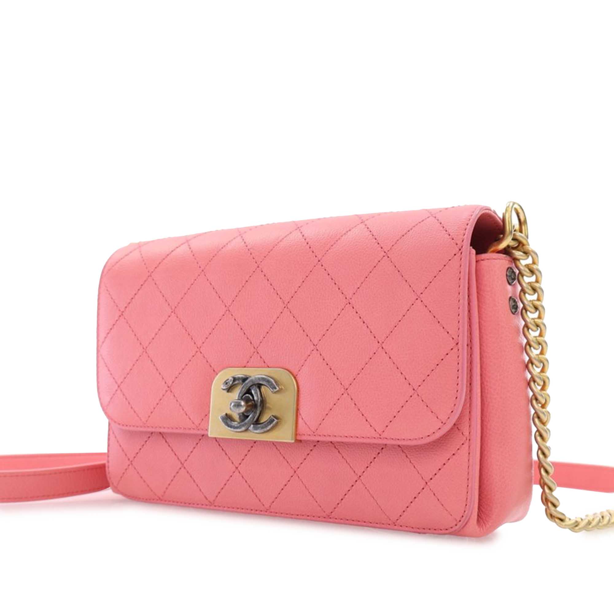 Chanel Quilted Calfskin Straight Lined Flap - image 2