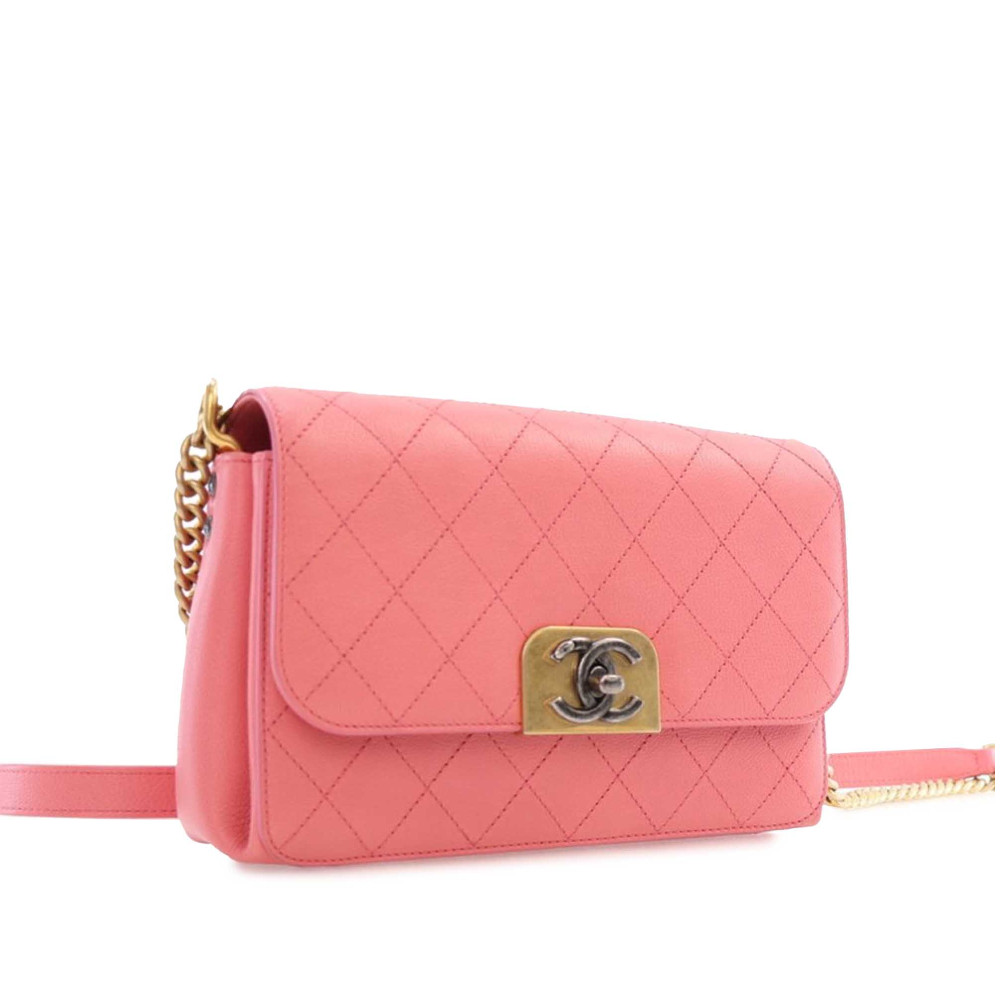 Chanel Quilted Calfskin Straight Lined Flap - image 3