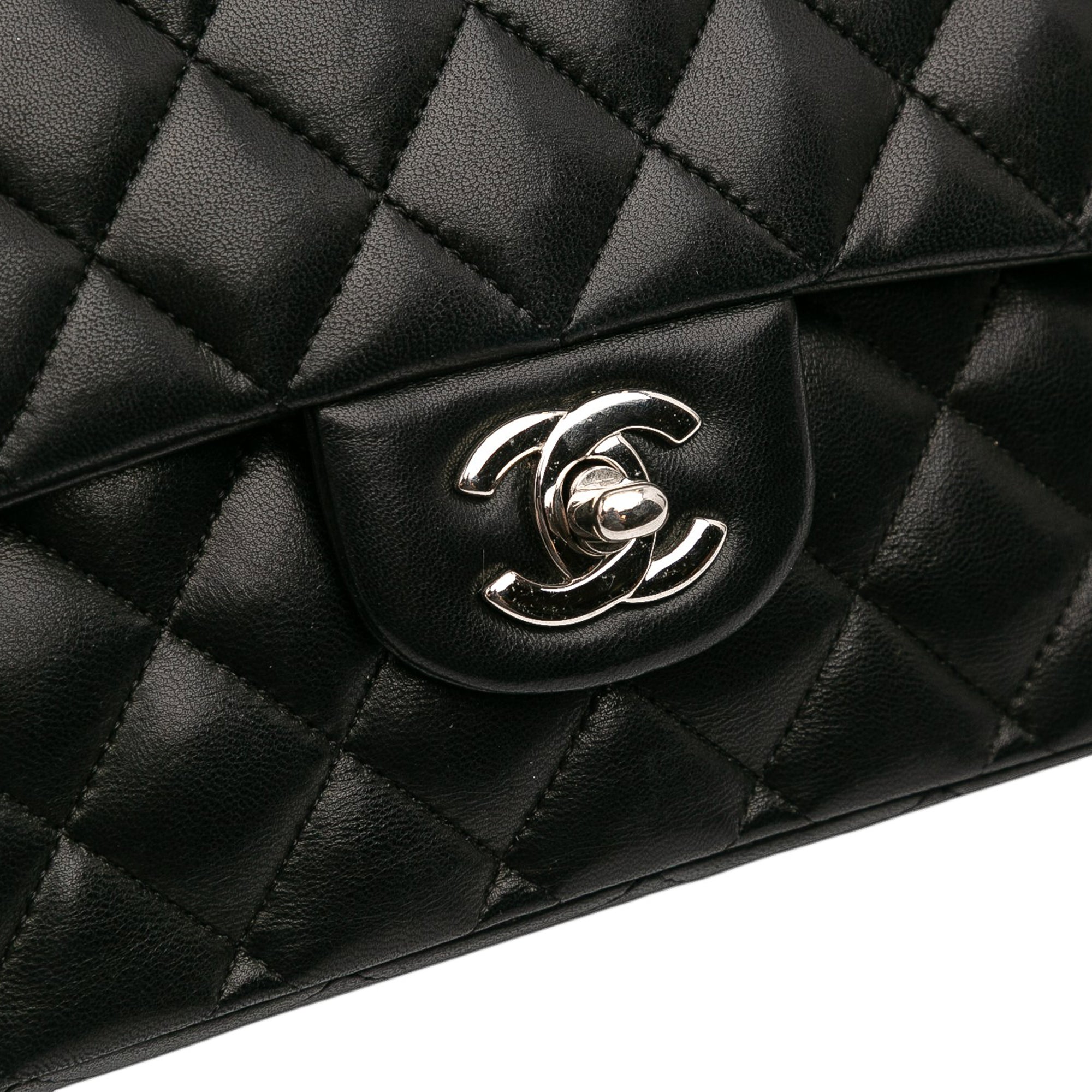Chanel Medium Classic Lambskin Double Flap - image 10