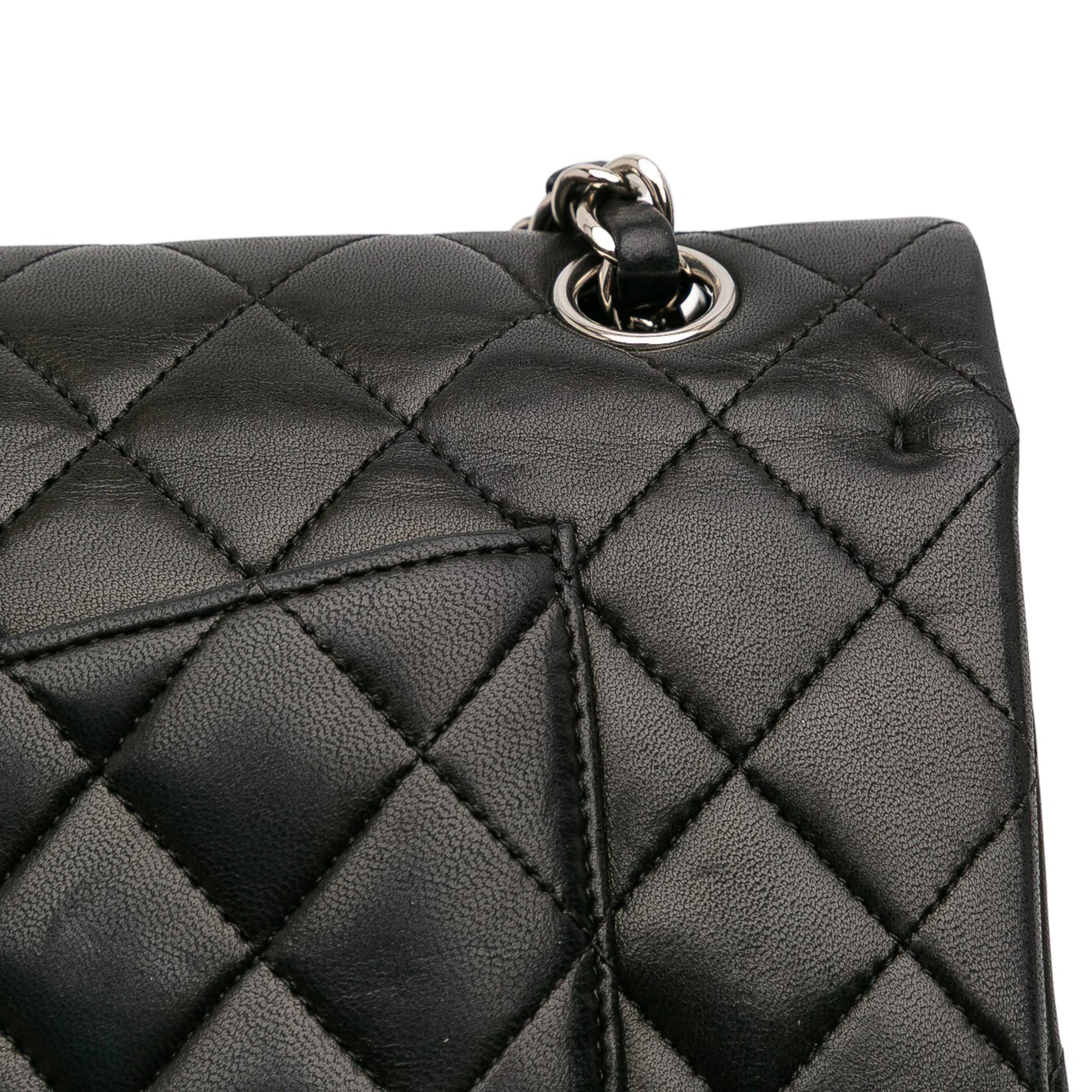 Chanel Medium Classic Lambskin Double Flap - image 11