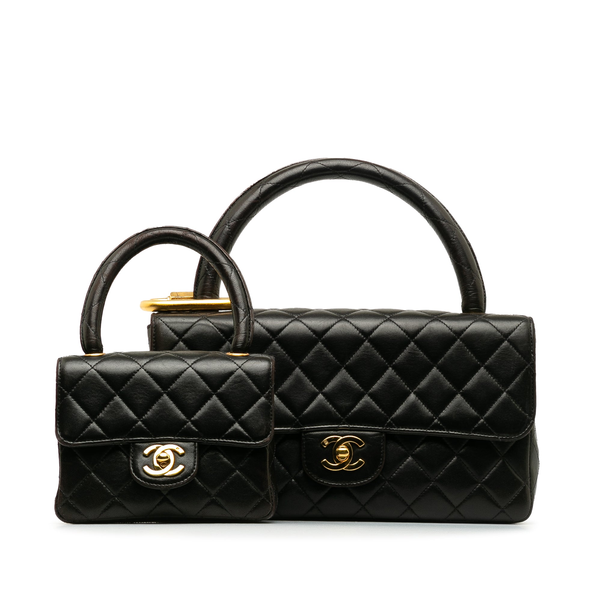 Chanel Classic Lambskin Kelly Flap Bag Set - image 16