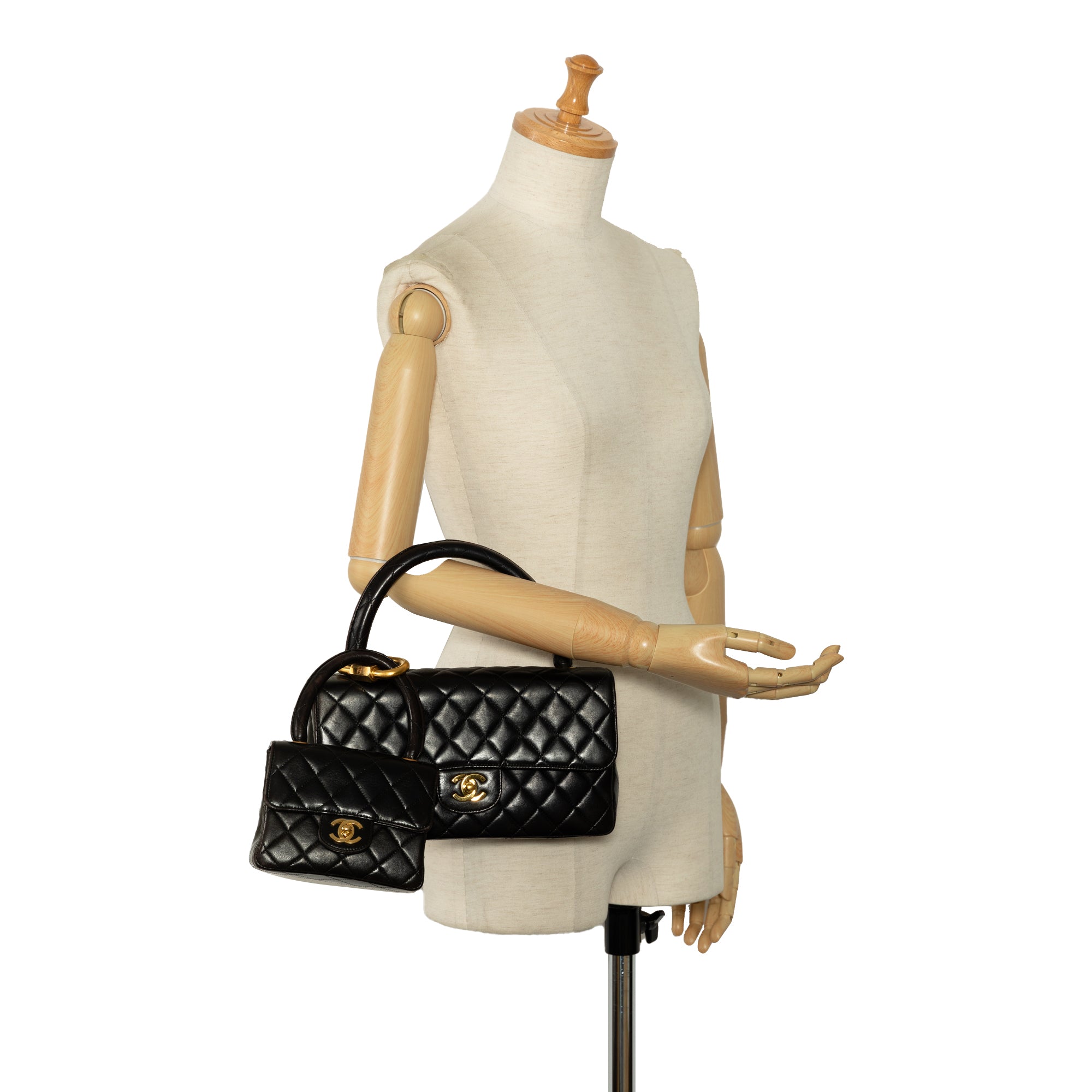 Chanel Classic Lambskin Kelly Flap Bag Set - image 17