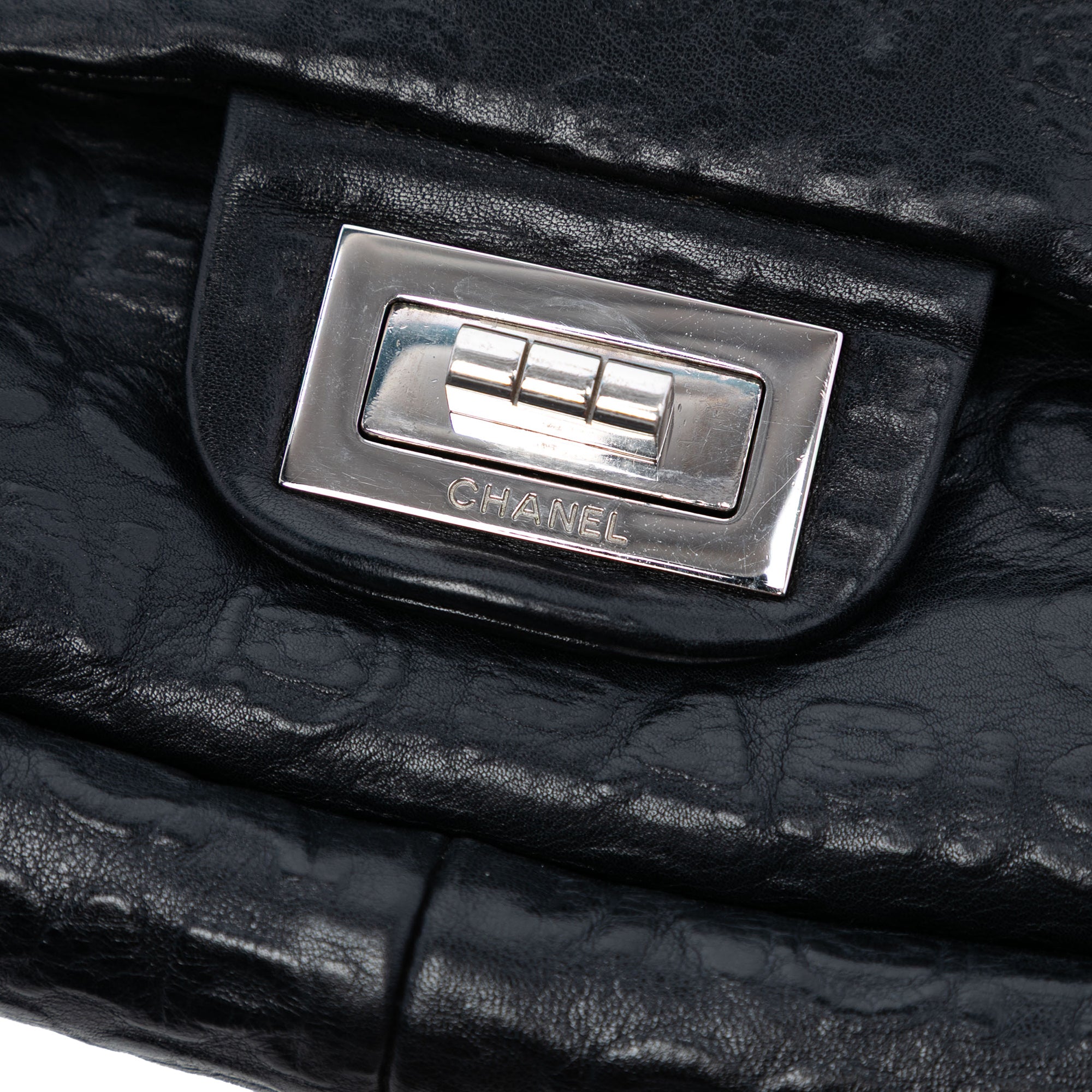 Chanel Maxi Embossed Calfskin 31 Rue Cambon Reissue 2.55 Double Flap - image 6