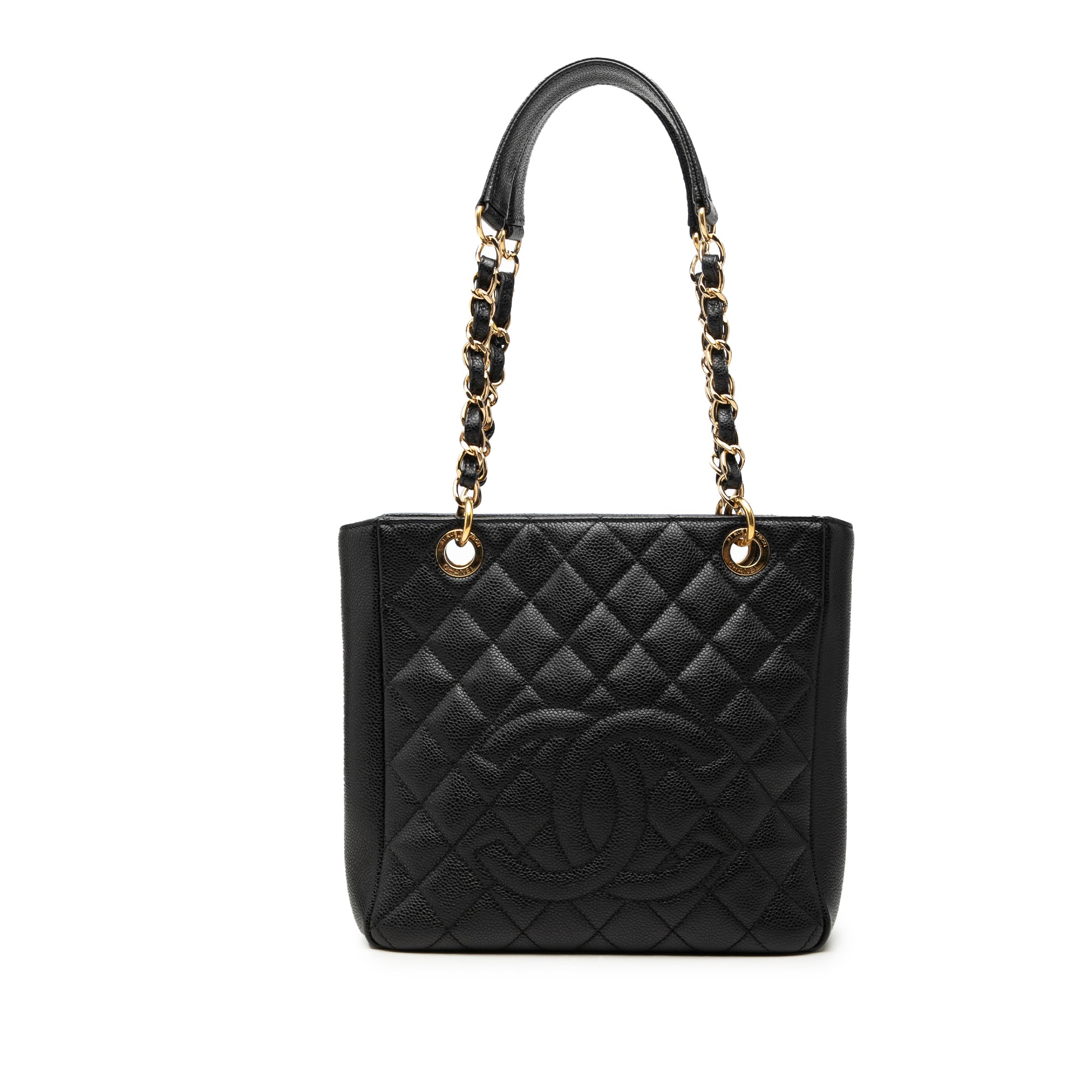 Chanel Caviar Petite Shopping Tote - image 1