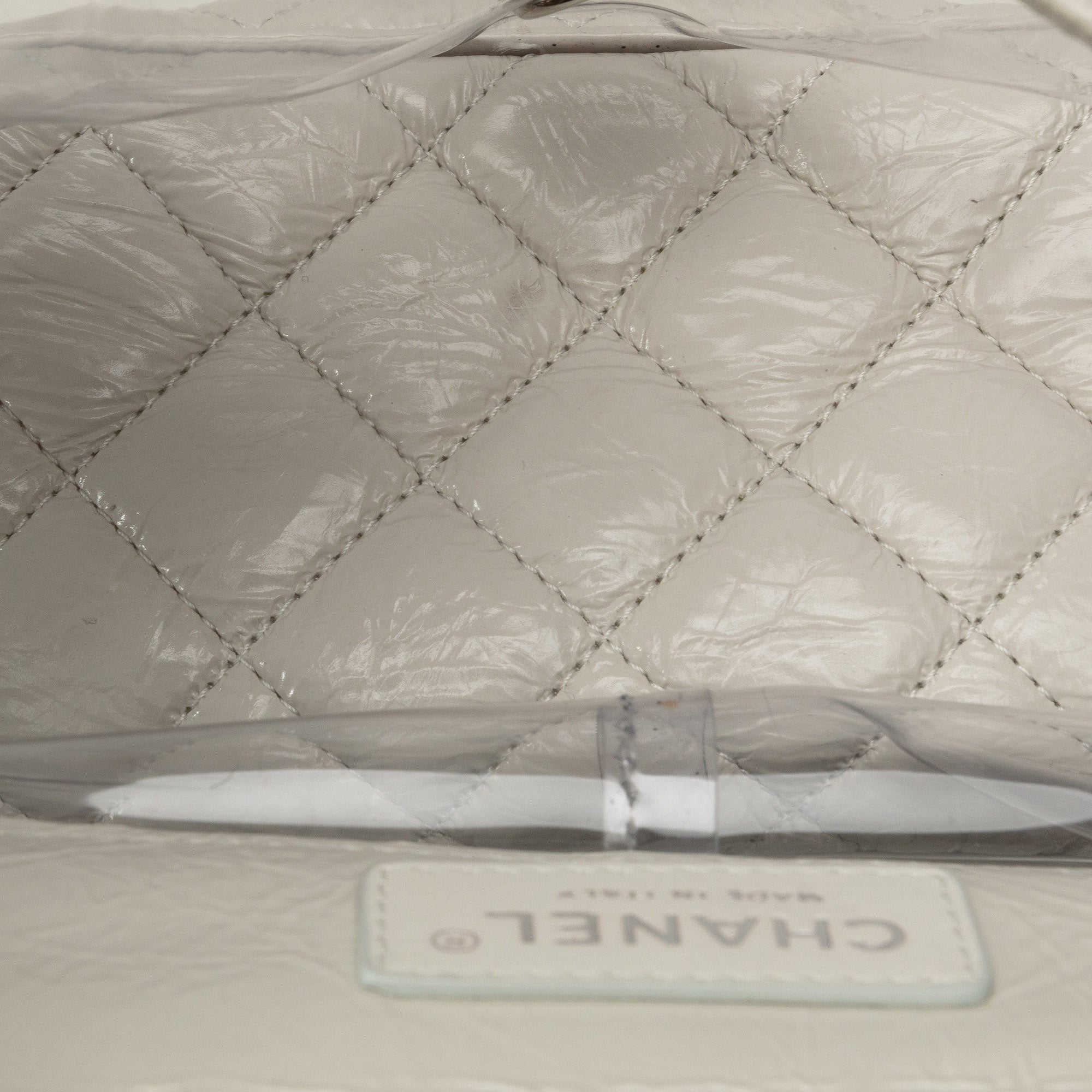 Chanel Quilted Lambskin and PVC Aquarium Backpack - image 12