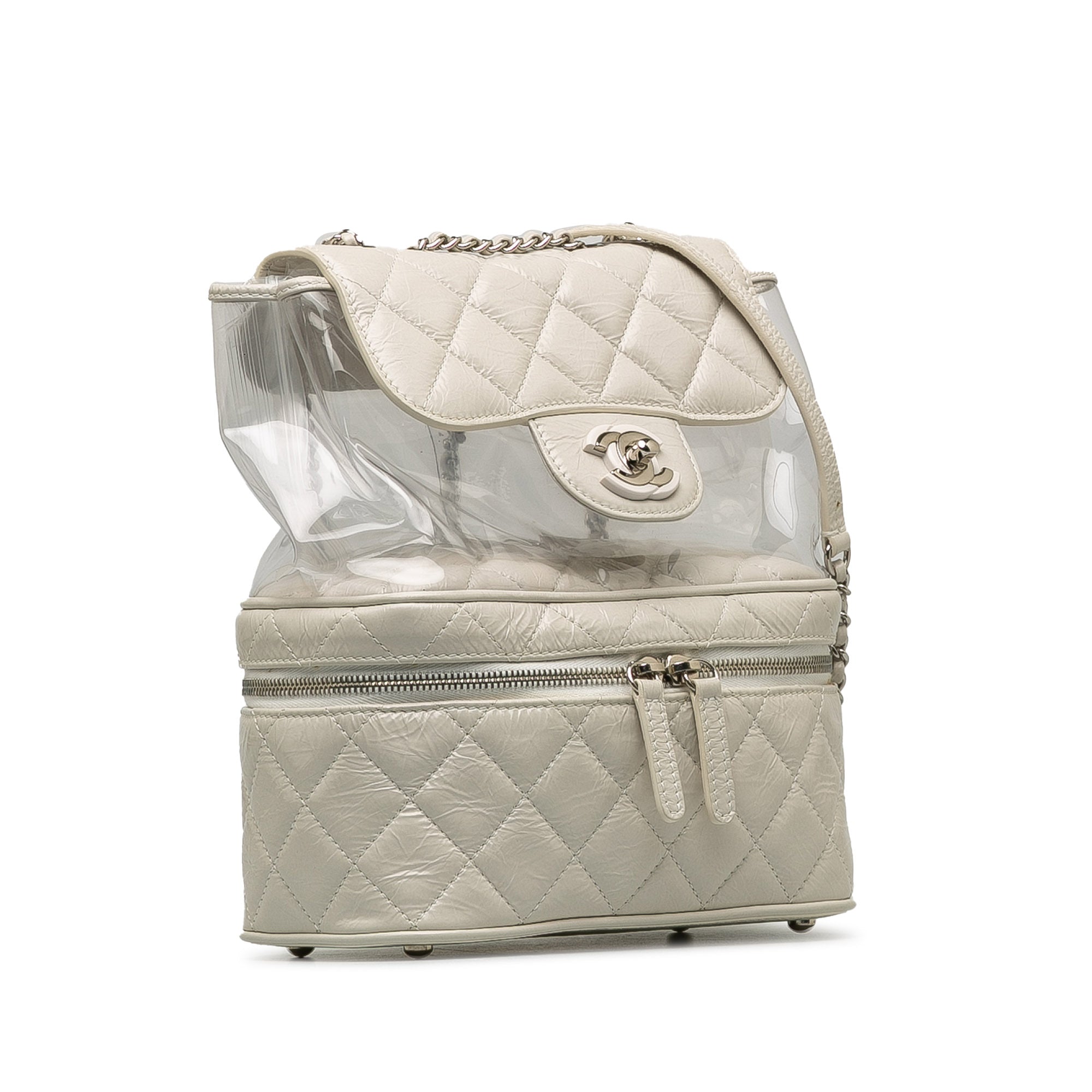 Chanel Quilted Lambskin and PVC Aquarium Backpack - image 2