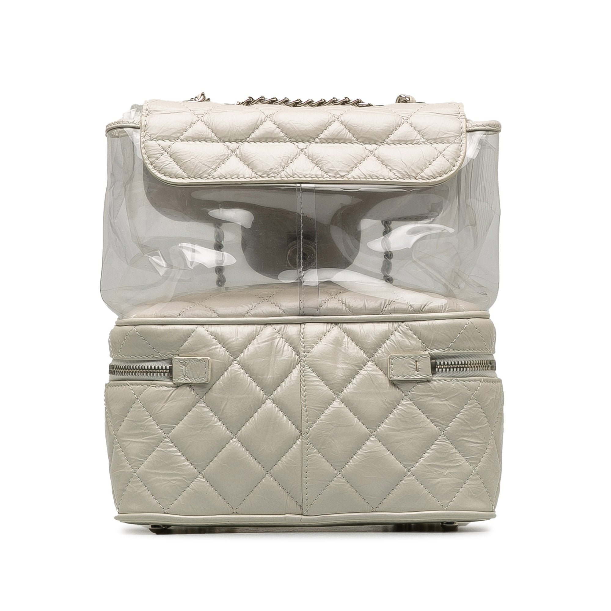 Chanel Quilted Lambskin and PVC Aquarium Backpack - image 3