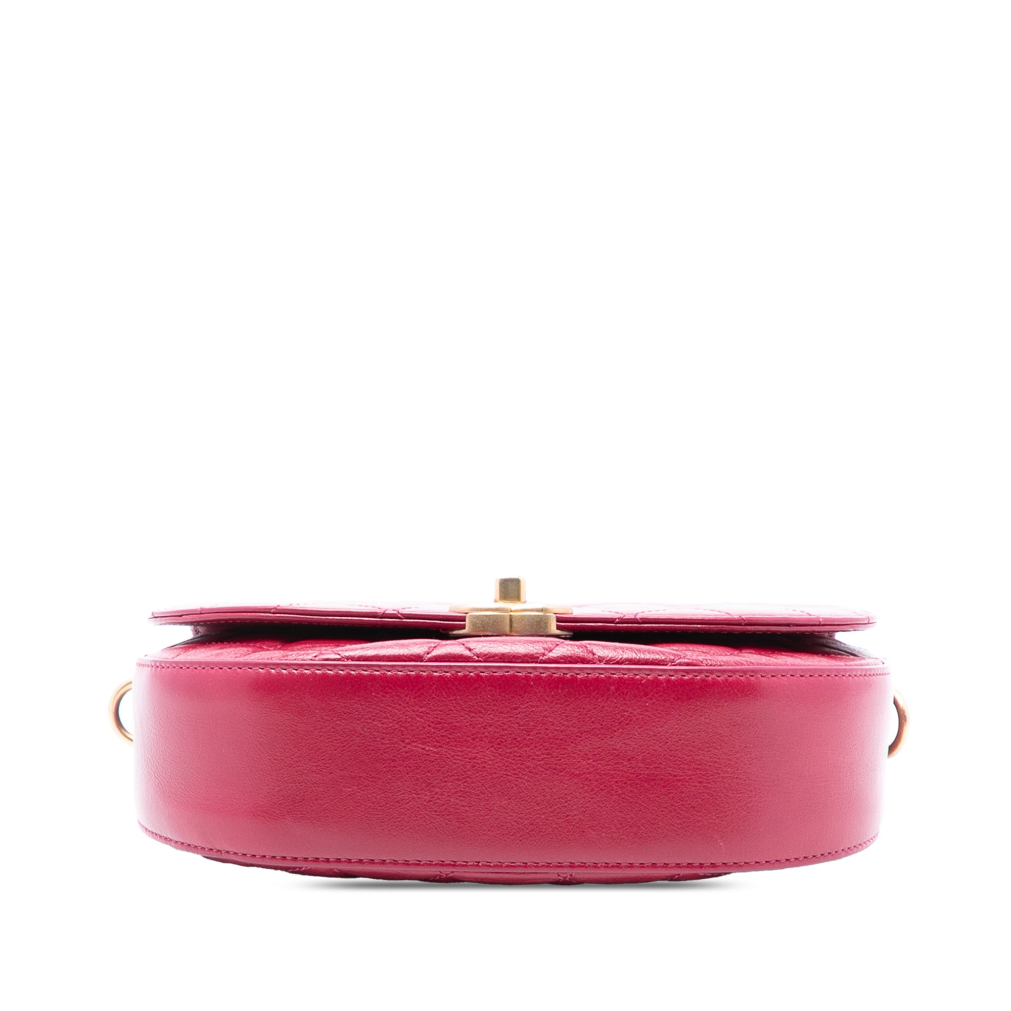 Chanel CC Quilted Shiny Calfskin Single Flap - image 3