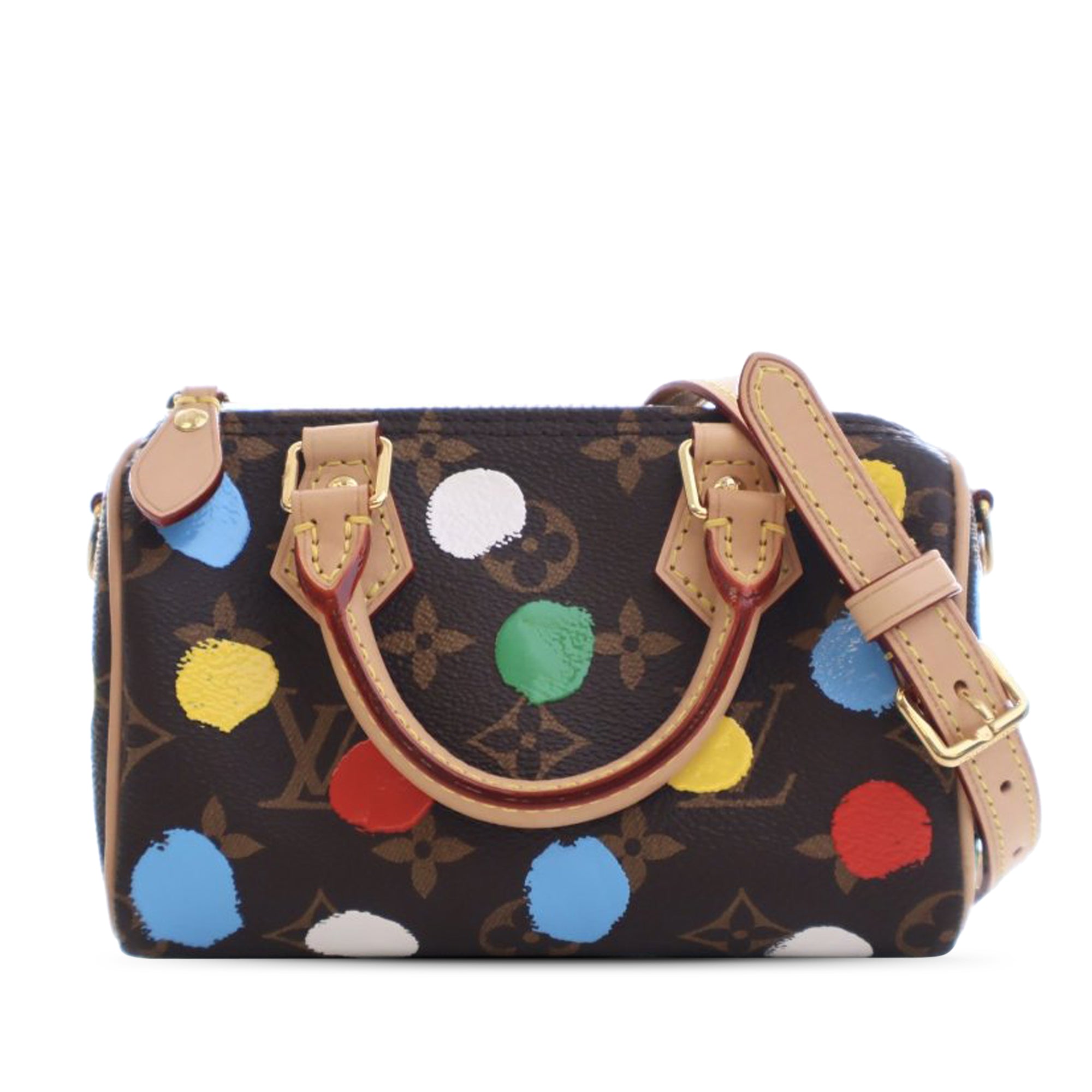 Louis Vuitton Yayoi Kusama Monogram Nano Speedy Bandouliere - image 1