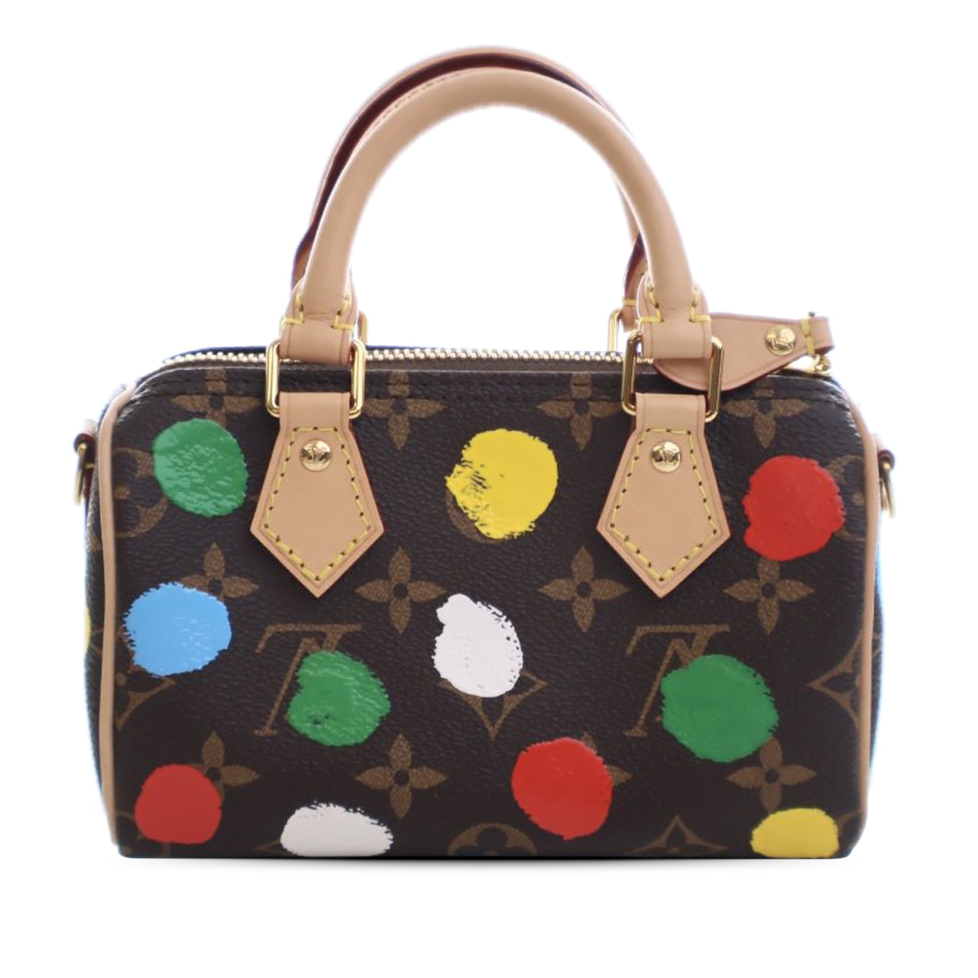 Louis Vuitton Yayoi Kusama Monogram Nano Speedy Bandouliere - image 2