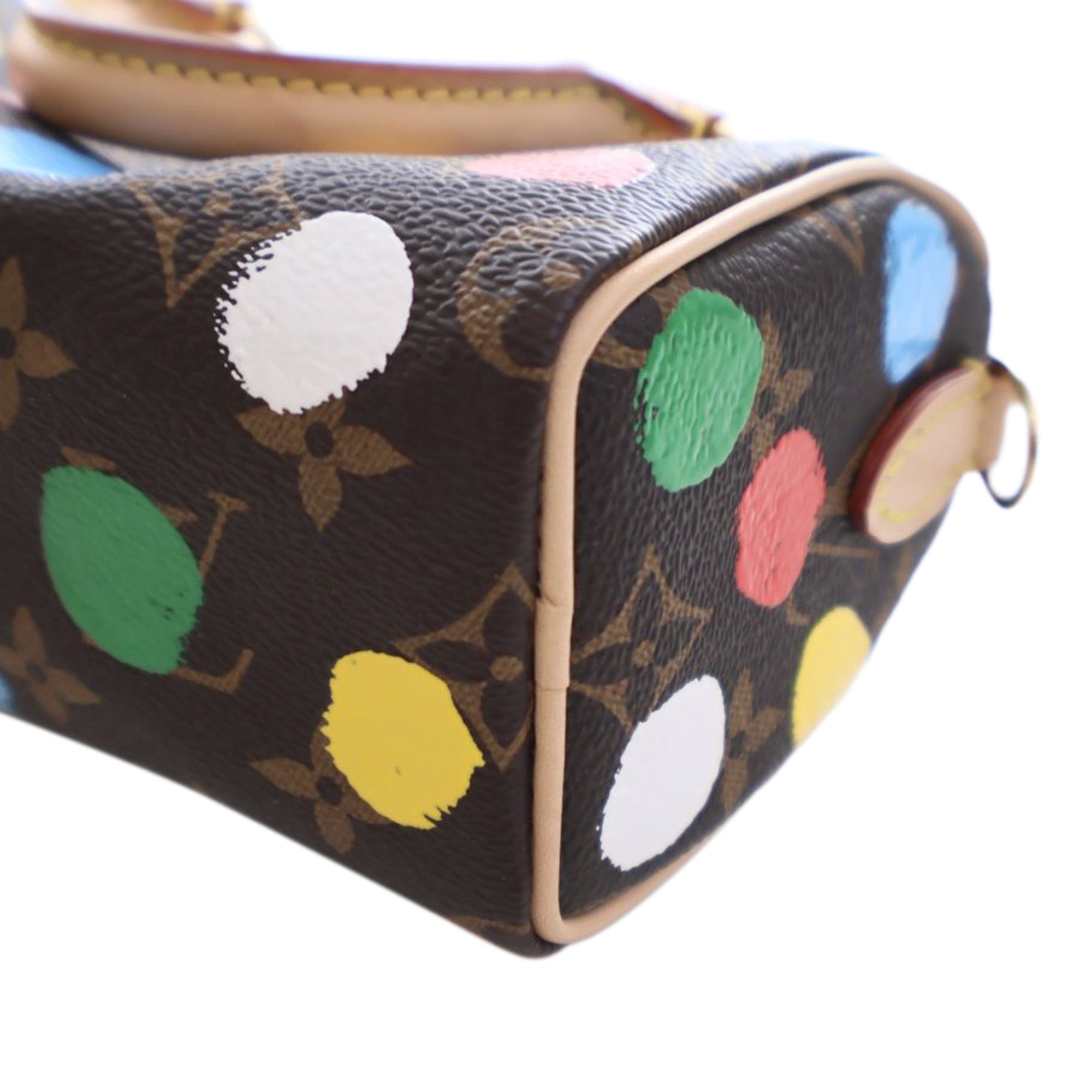 Louis Vuitton Yayoi Kusama Monogram Nano Speedy Bandouliere - image 8