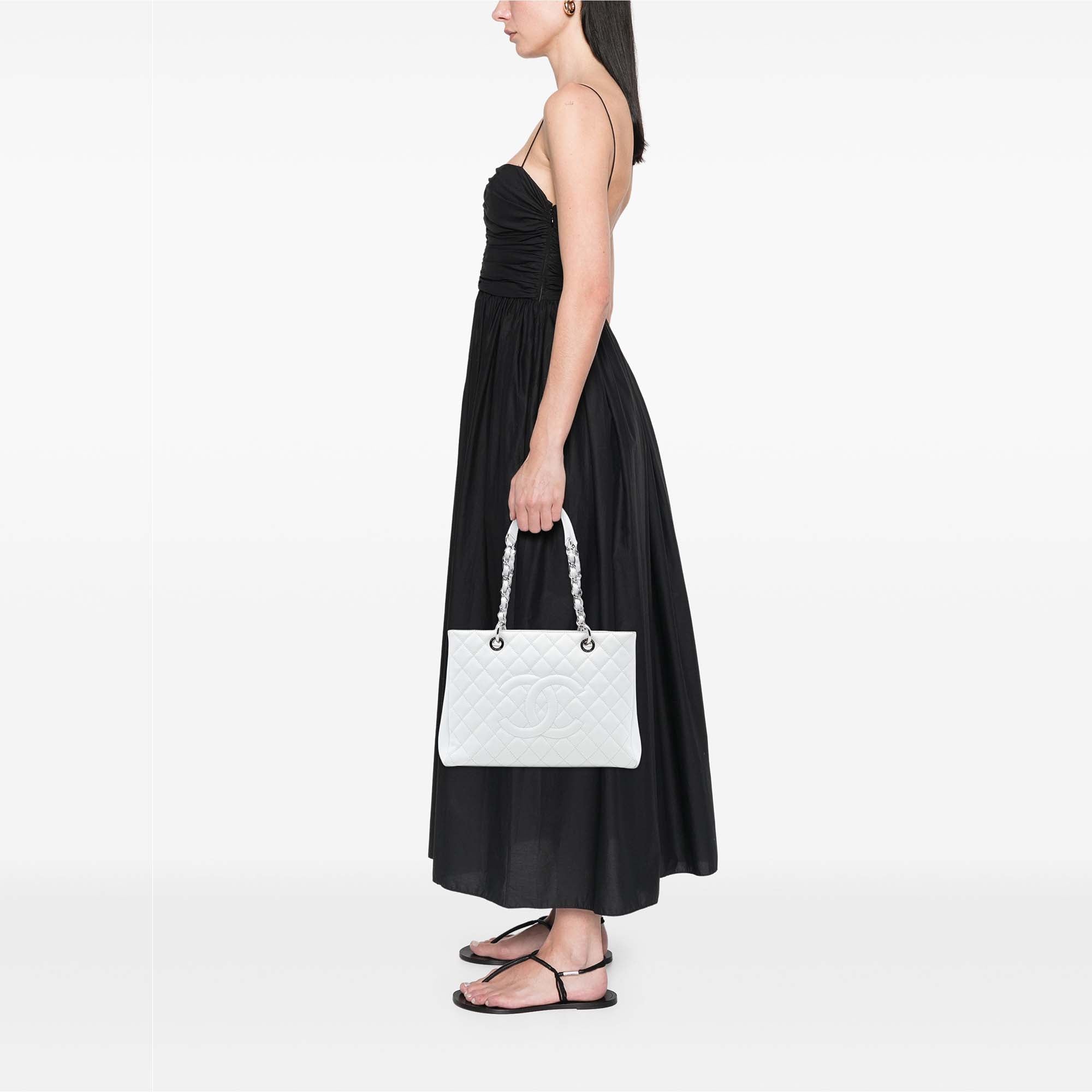 Chanel Caviar Grand Shopping Tote - image 7