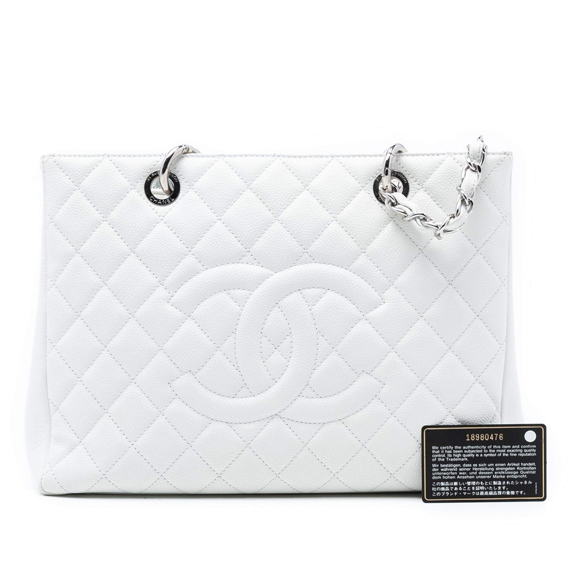 Chanel Caviar Grand Shopping Tote - image 8