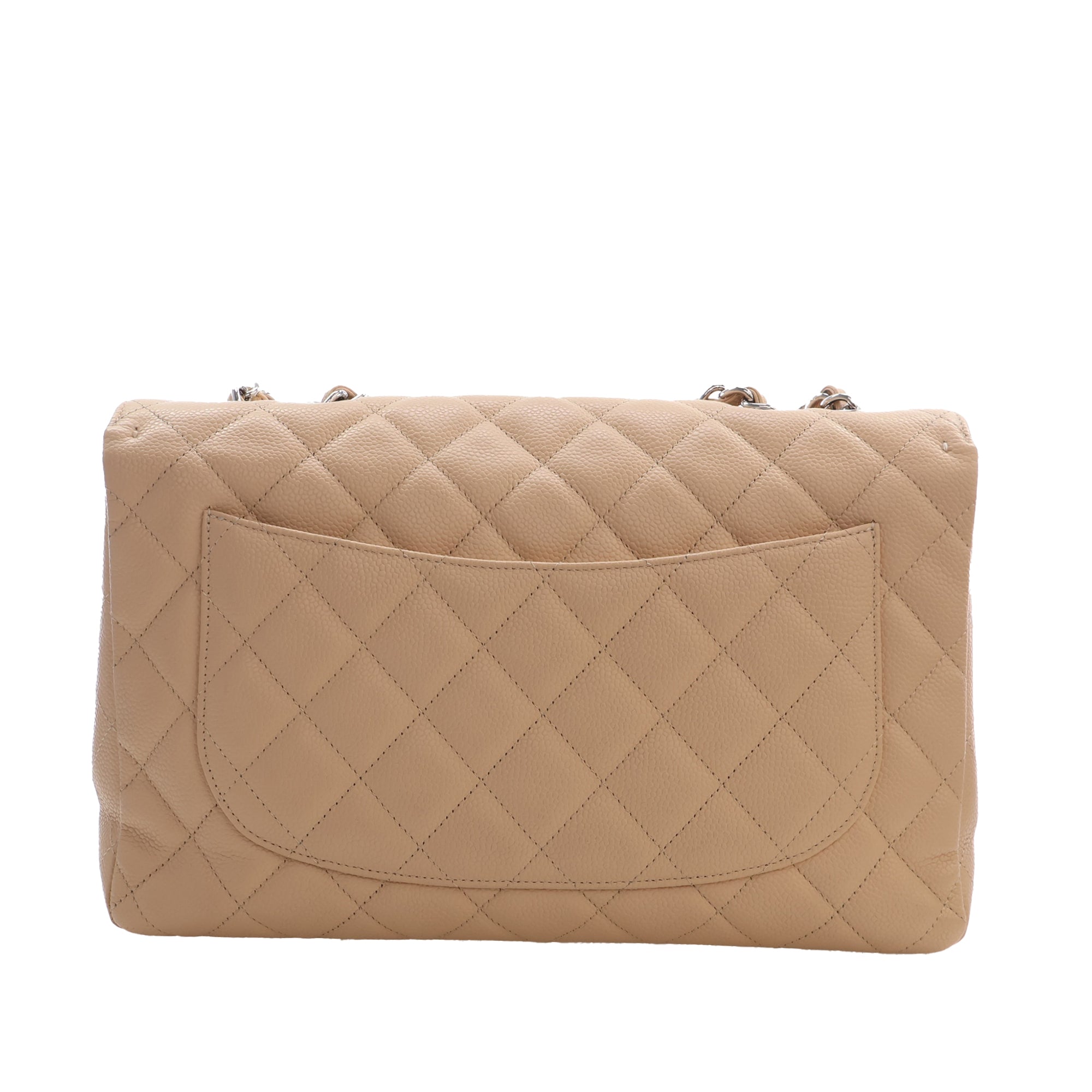 Chanel Jumbo Classic Caviar Single Flap - image 2