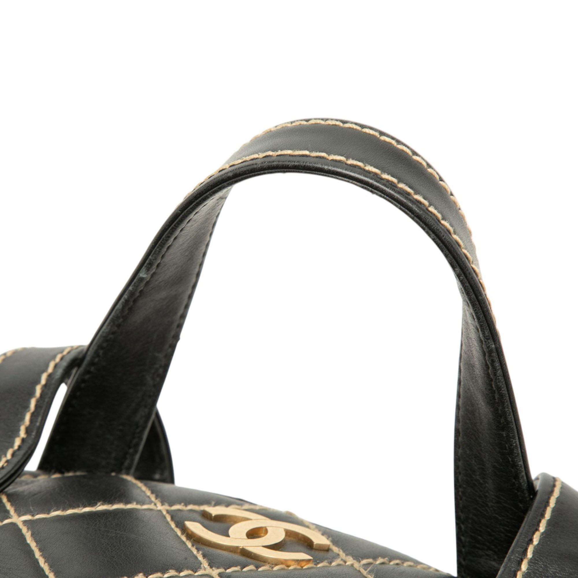 Chanel Medium CC Quilted Calfskin Wild Stitch Tote - image 6