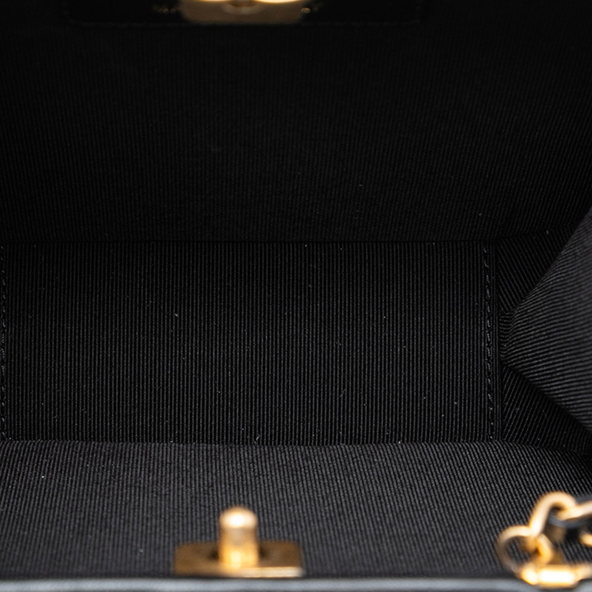 Chanel CC Lambskin and Metal Square Clutch with Chain - image 4