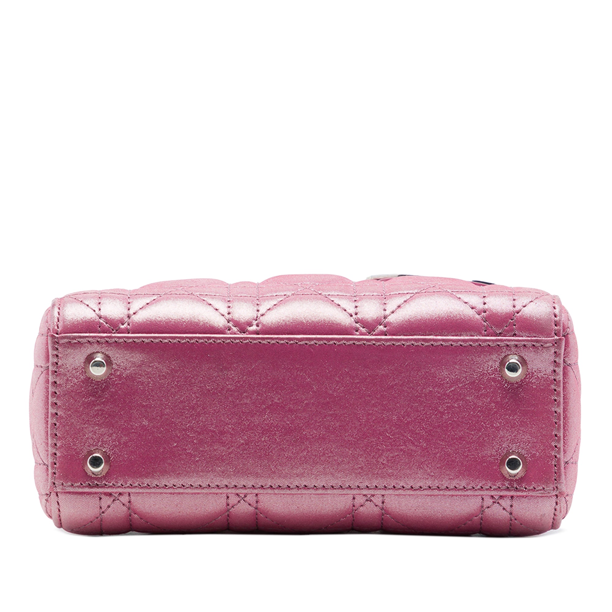 Dior Mini Iridescent Lambskin Cannage Lady Dior - image 3