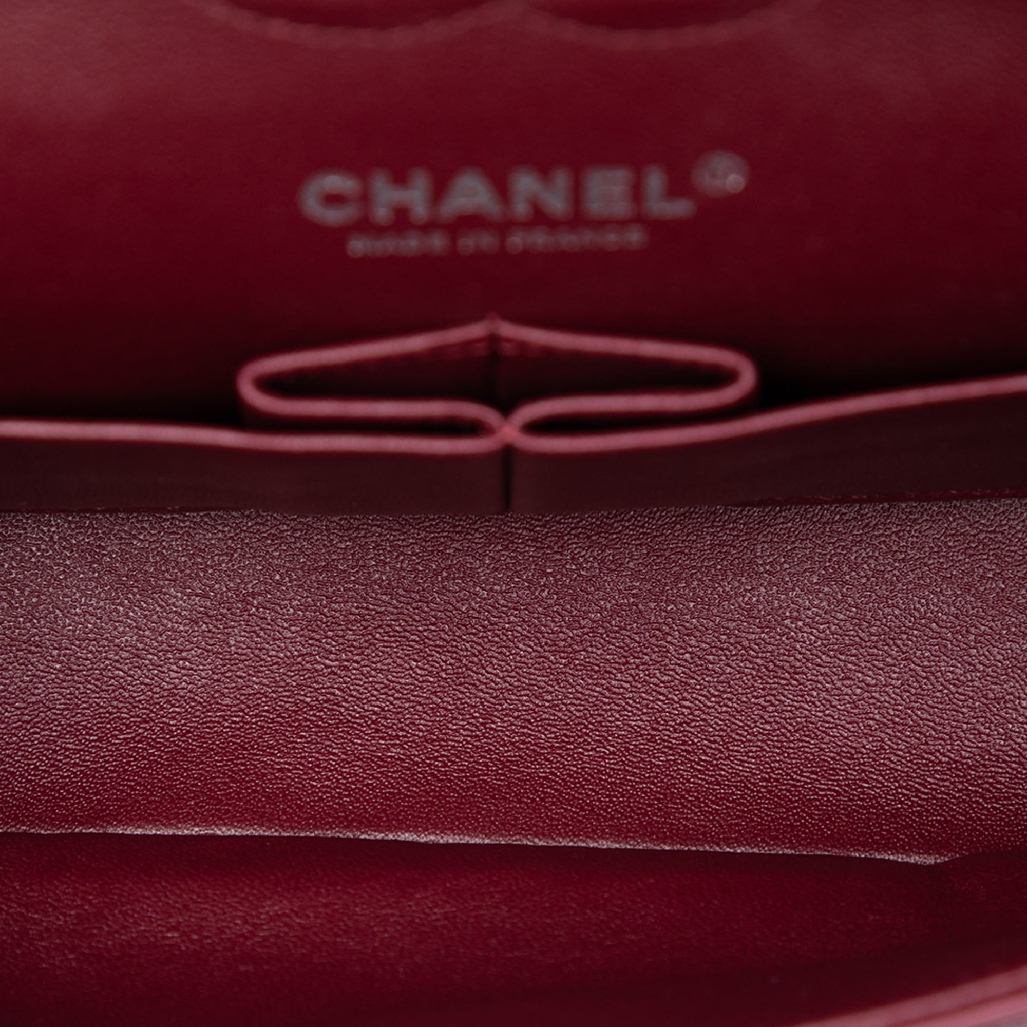 Chanel Medium Classic Striped Patent Double Flap - image 4