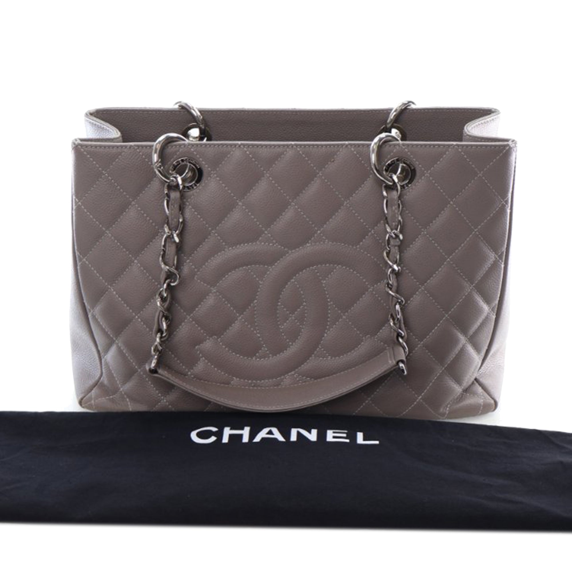 Chanel Caviar Grand Shopping Tote - image 13