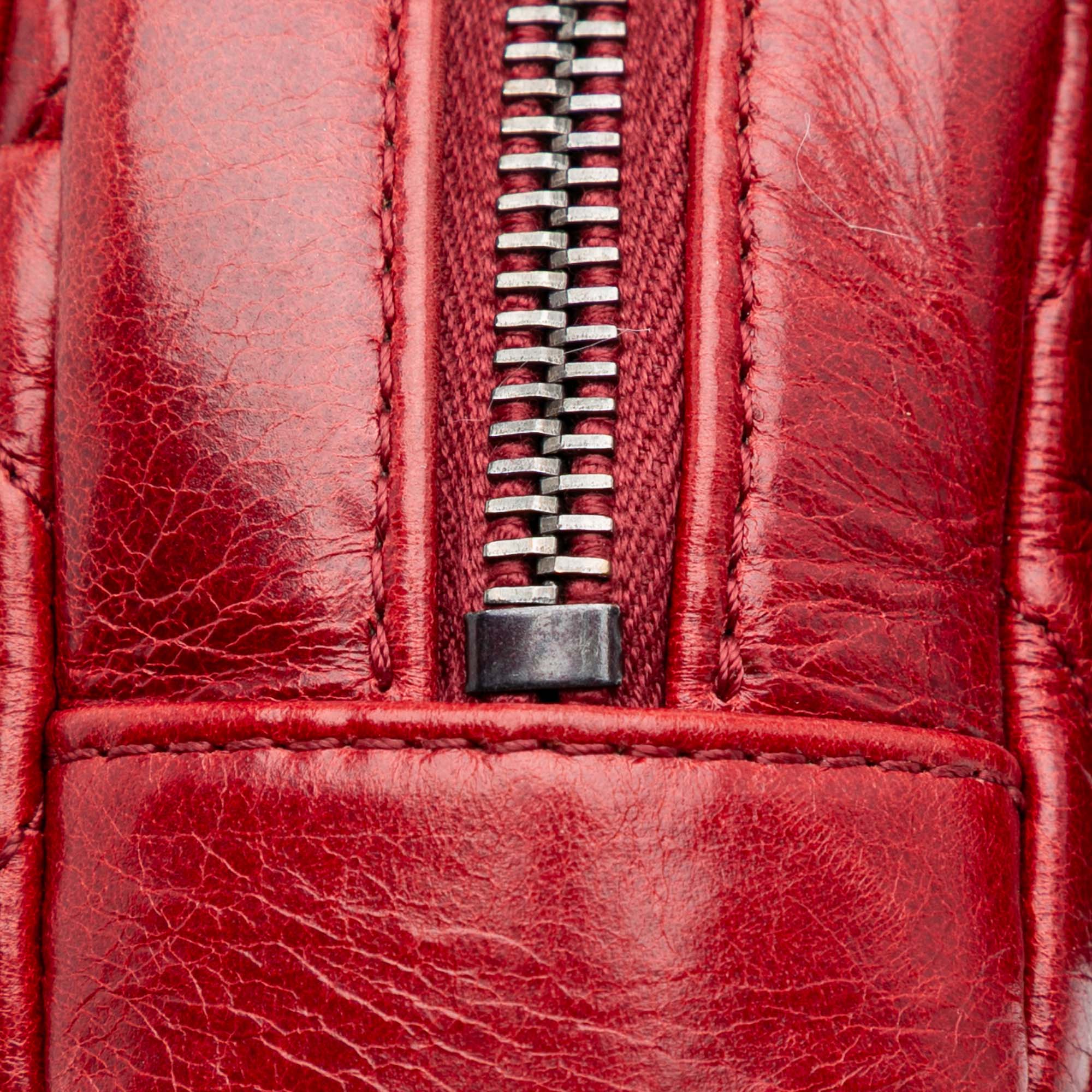 Chanel Medium Quilted Glazed Calfskin Duo Color Flap - image 8