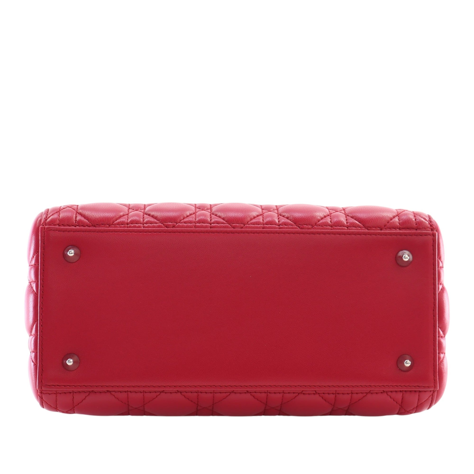 Dior Medium Lambskin Cannage Lady Dior - image 5