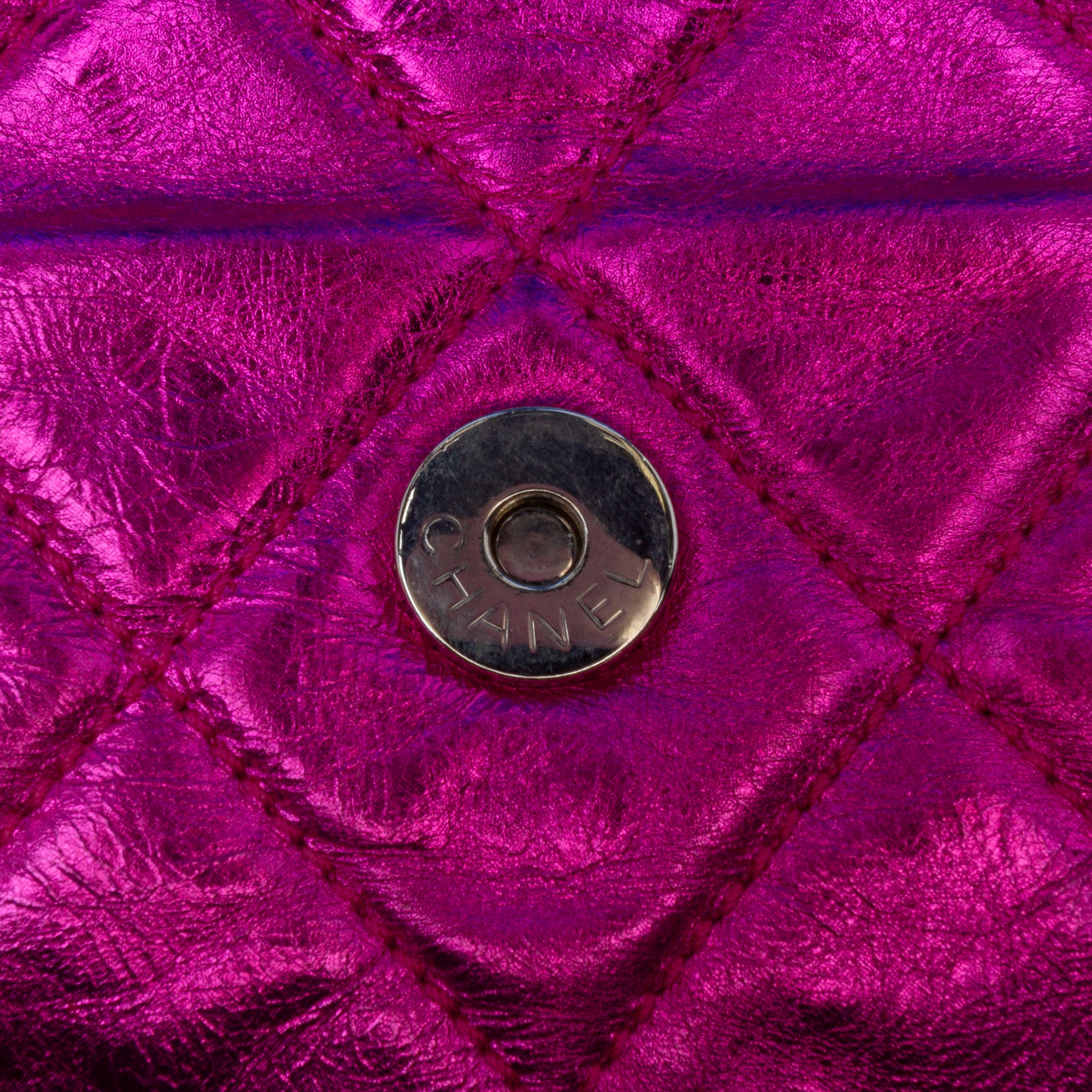 Chanel Multicolor Quilted Metallic Calfskin Modern Chain Flap Frame Bag - image 9