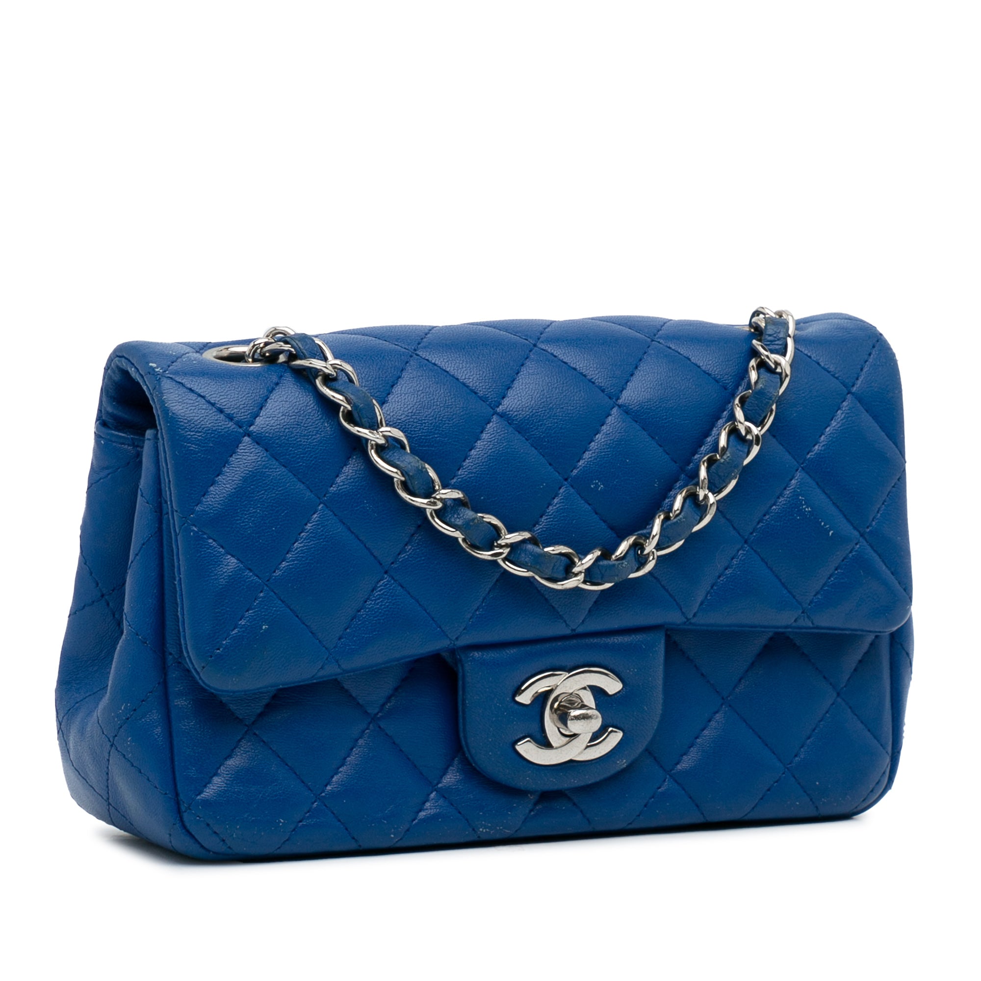 Chanel Mini Rectangular Classic Lambskin Single Flap - image 2