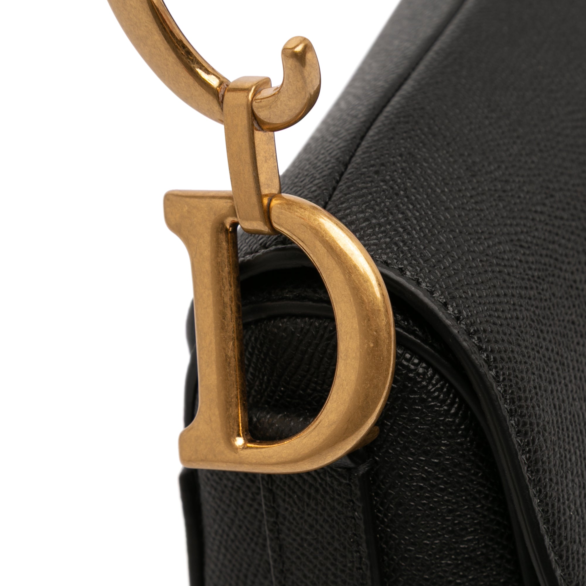 Dior Grained Calfskin Saddle Bag - image 8