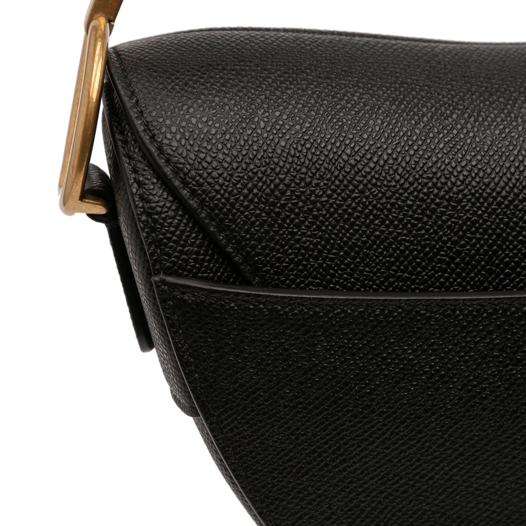 Dior Grained Calfskin Saddle Bag - image 9