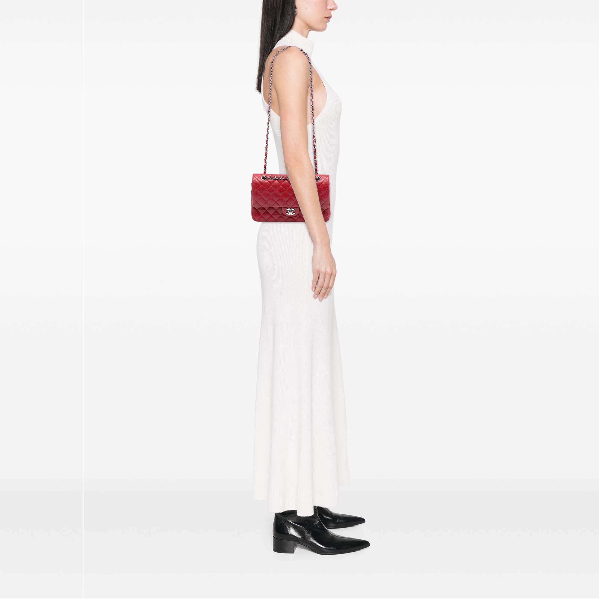Chanel Medium Classic Caviar Double Flap - image 7