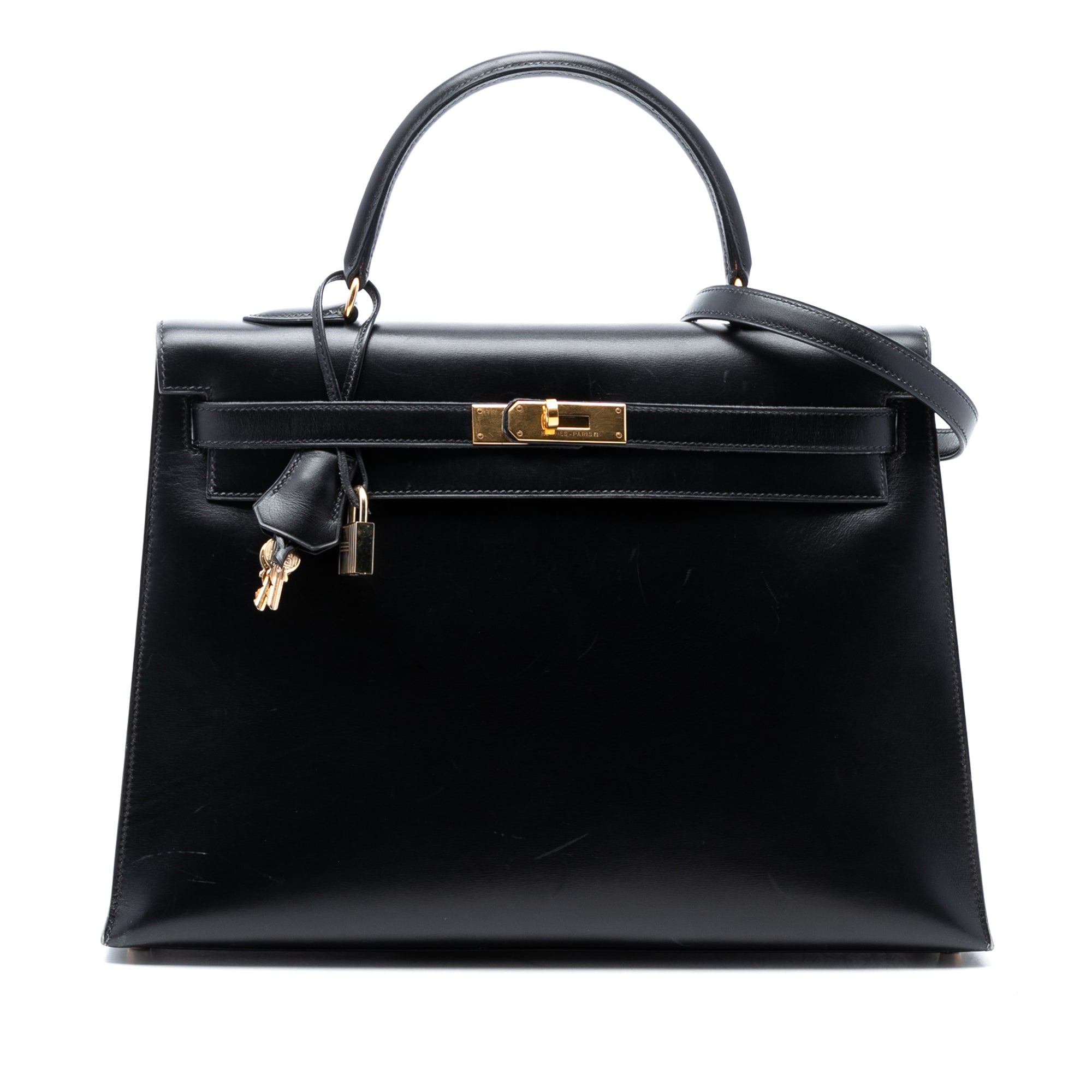 Hermès Box Calf Kelly Sellier 35 - image 1
