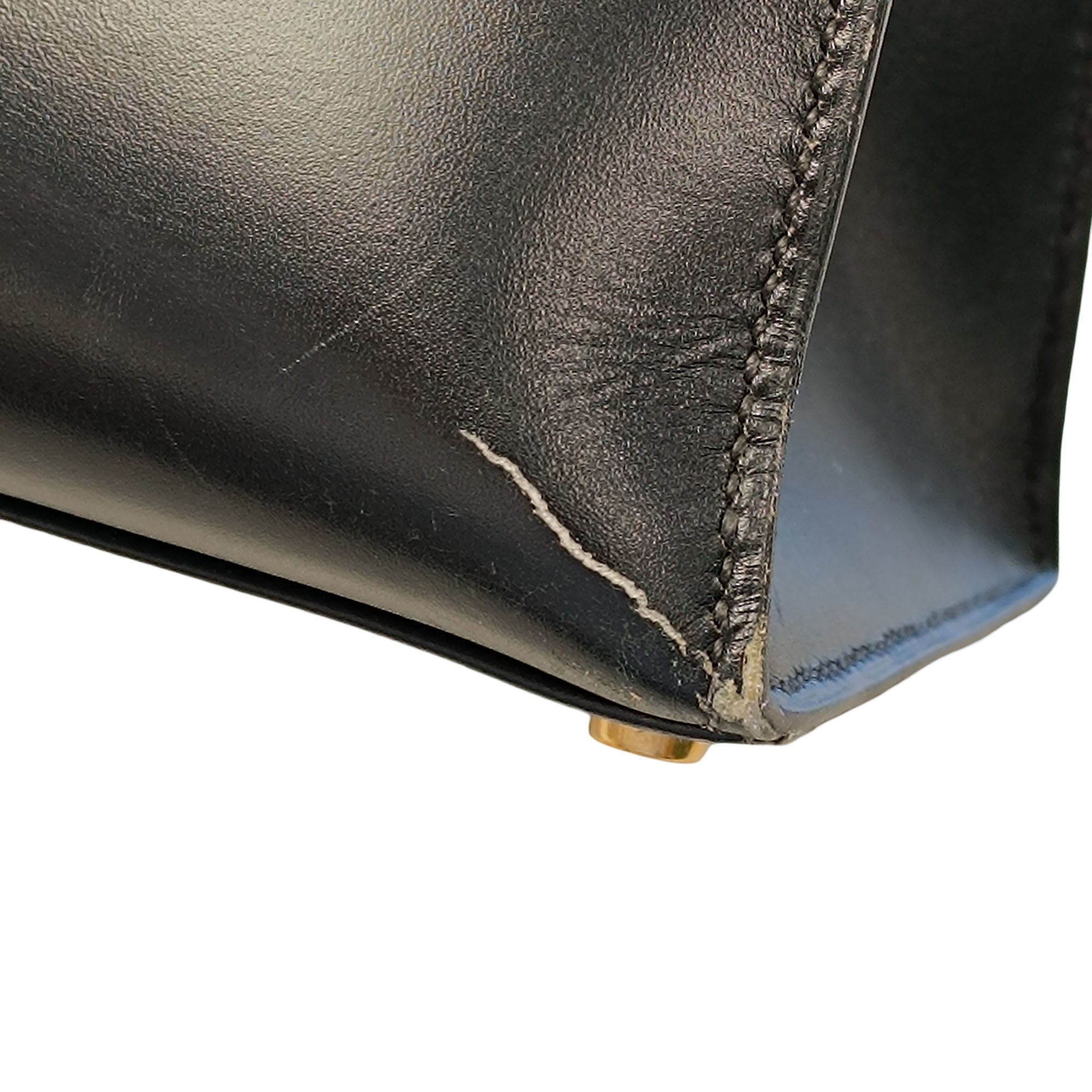 Hermès Box Calf Kelly Sellier 35 - image 7