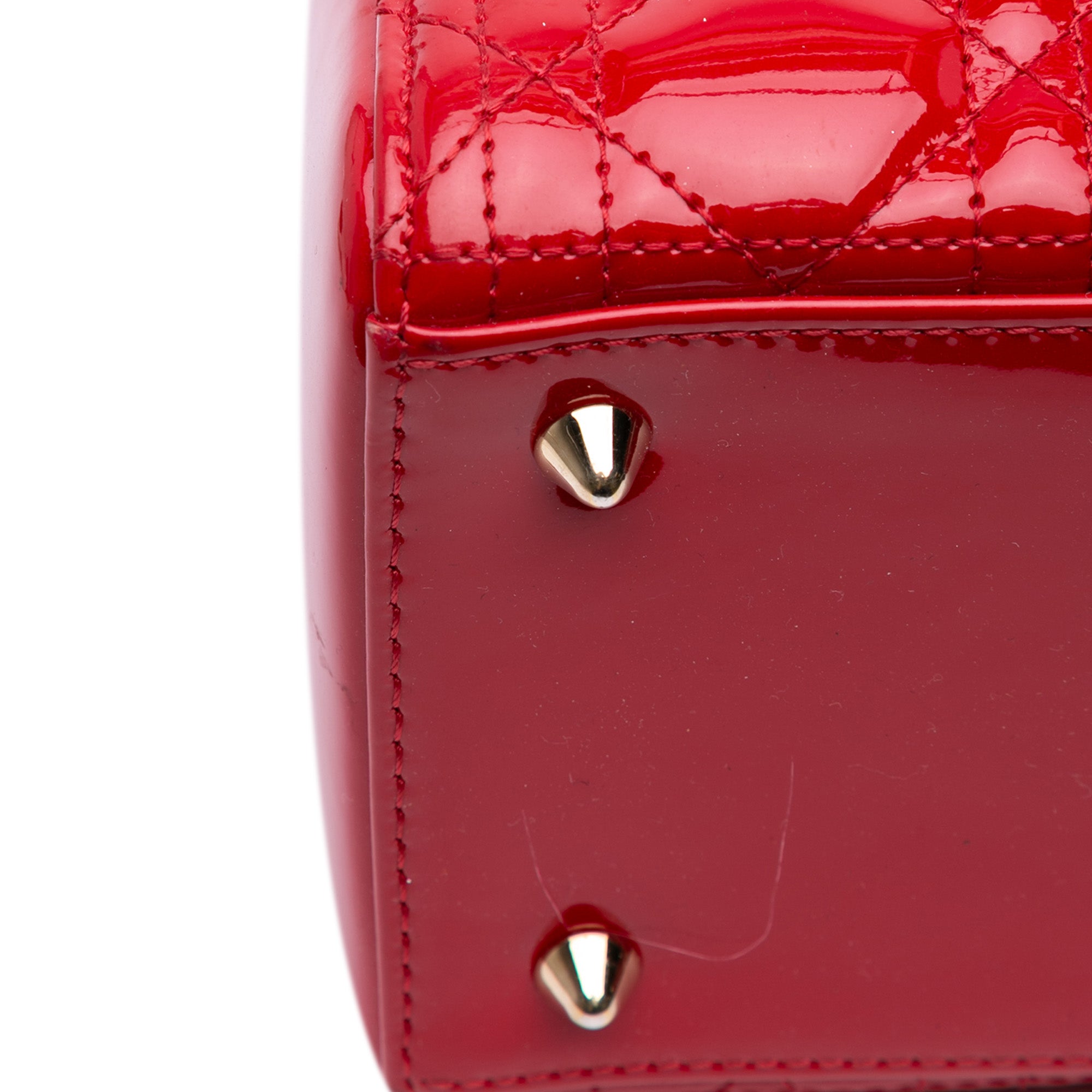 Dior Medium Patent Cannage Lady Dior - image 6