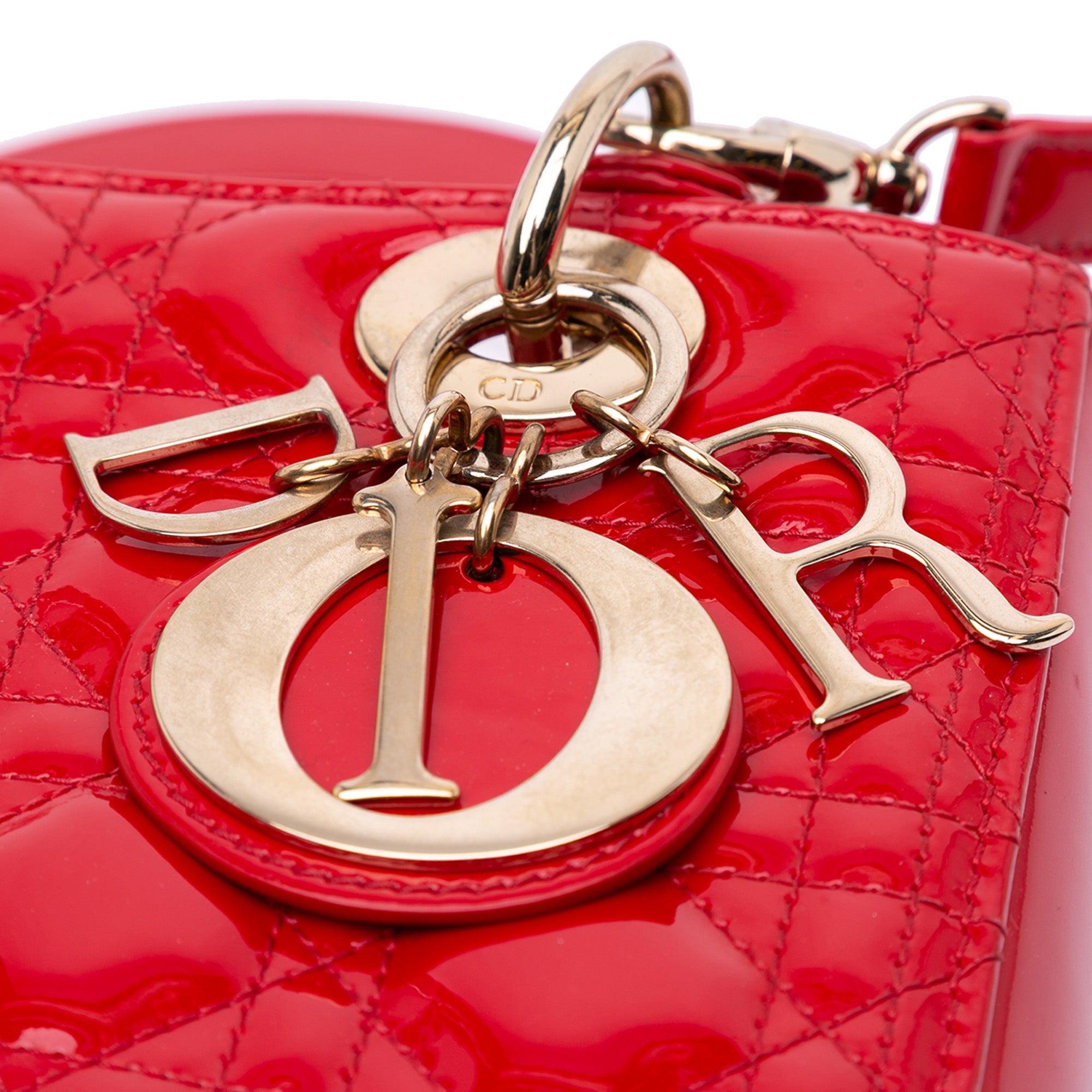 Dior Medium Patent Cannage Lady Dior - image 7