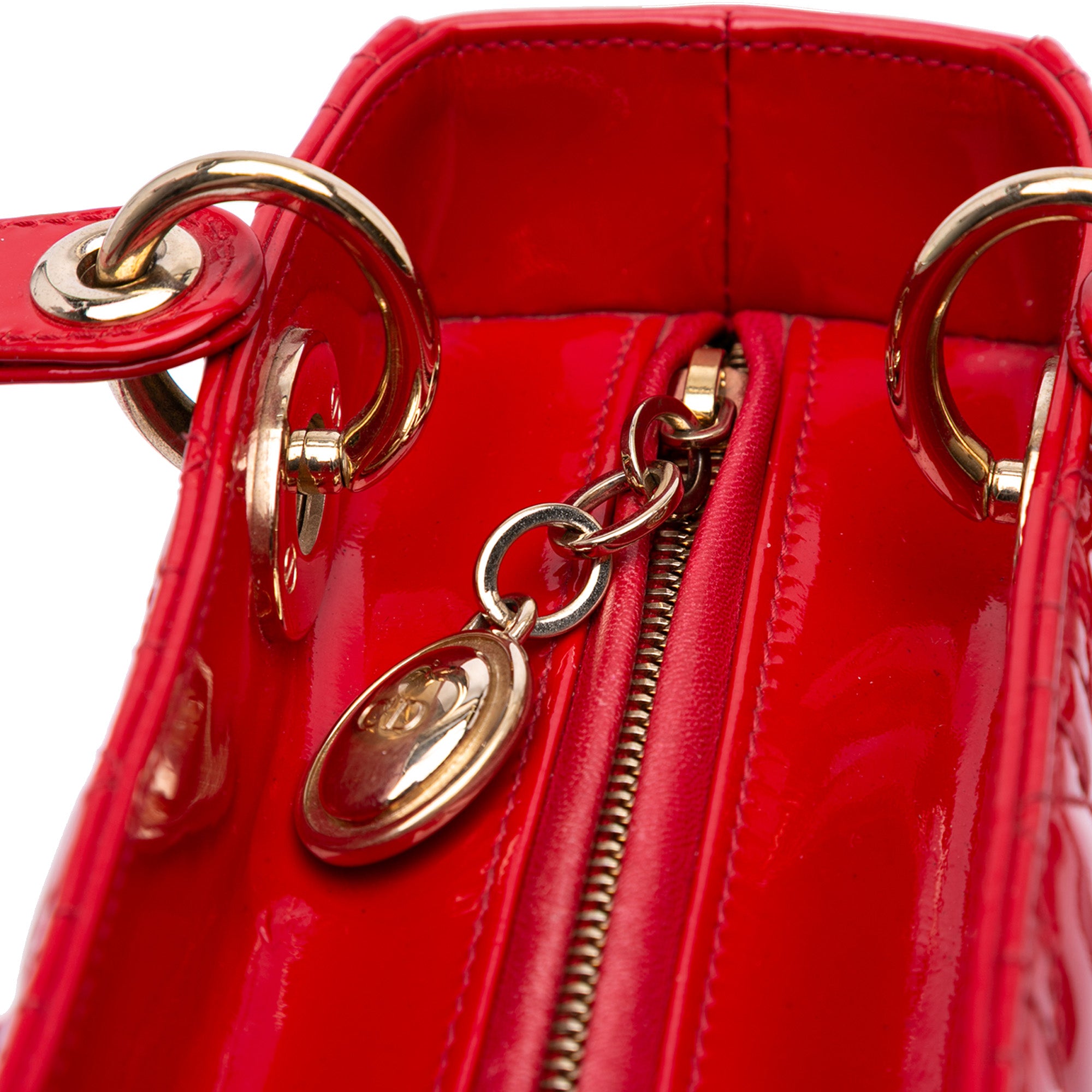 Dior Medium Patent Cannage Lady Dior - image 8